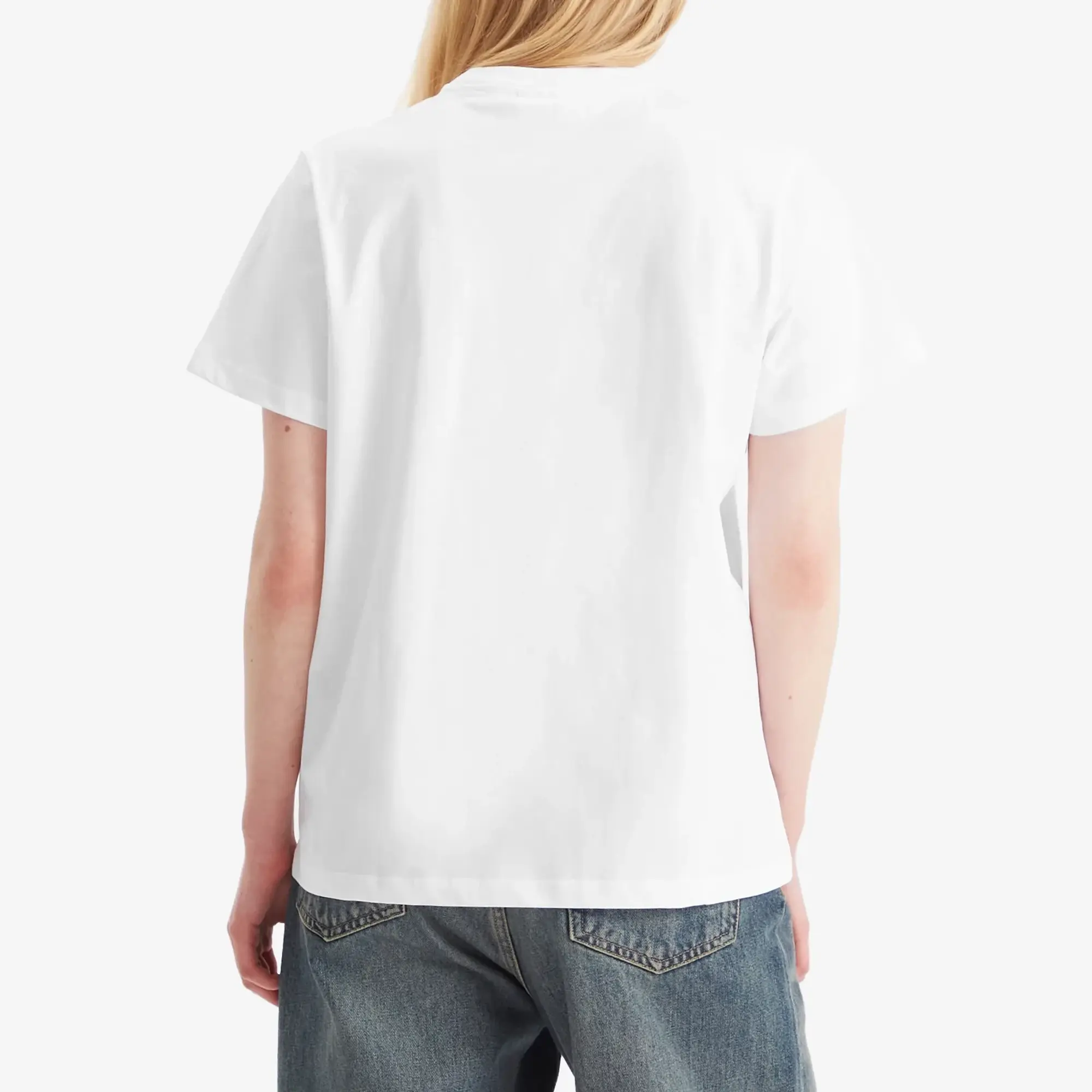 GANNI Women's Basic Jersey Baby Bun Relaxed T-Shirt Bright White