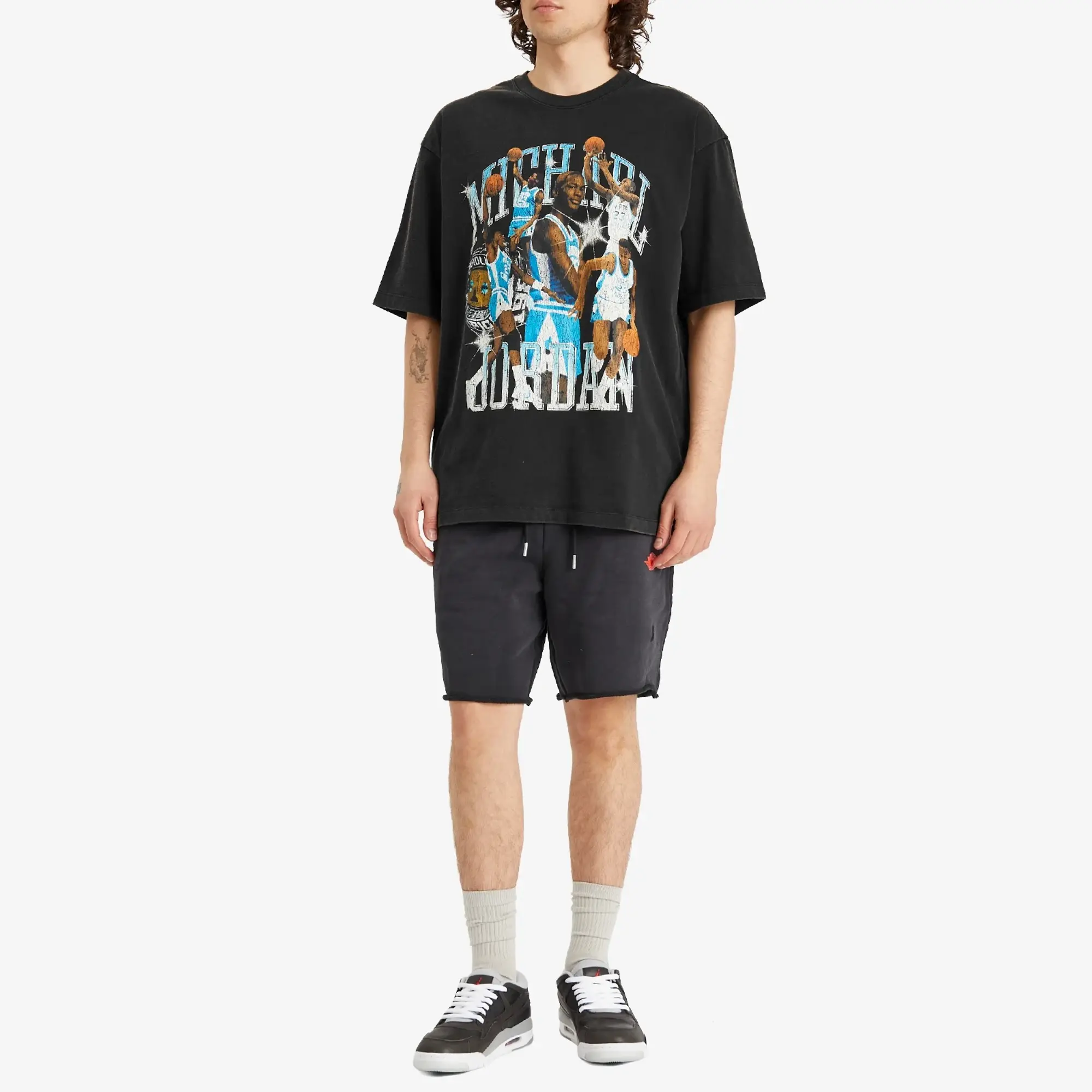 Air Jordan Flight Essential Graphic T-Shirt Black/Blue