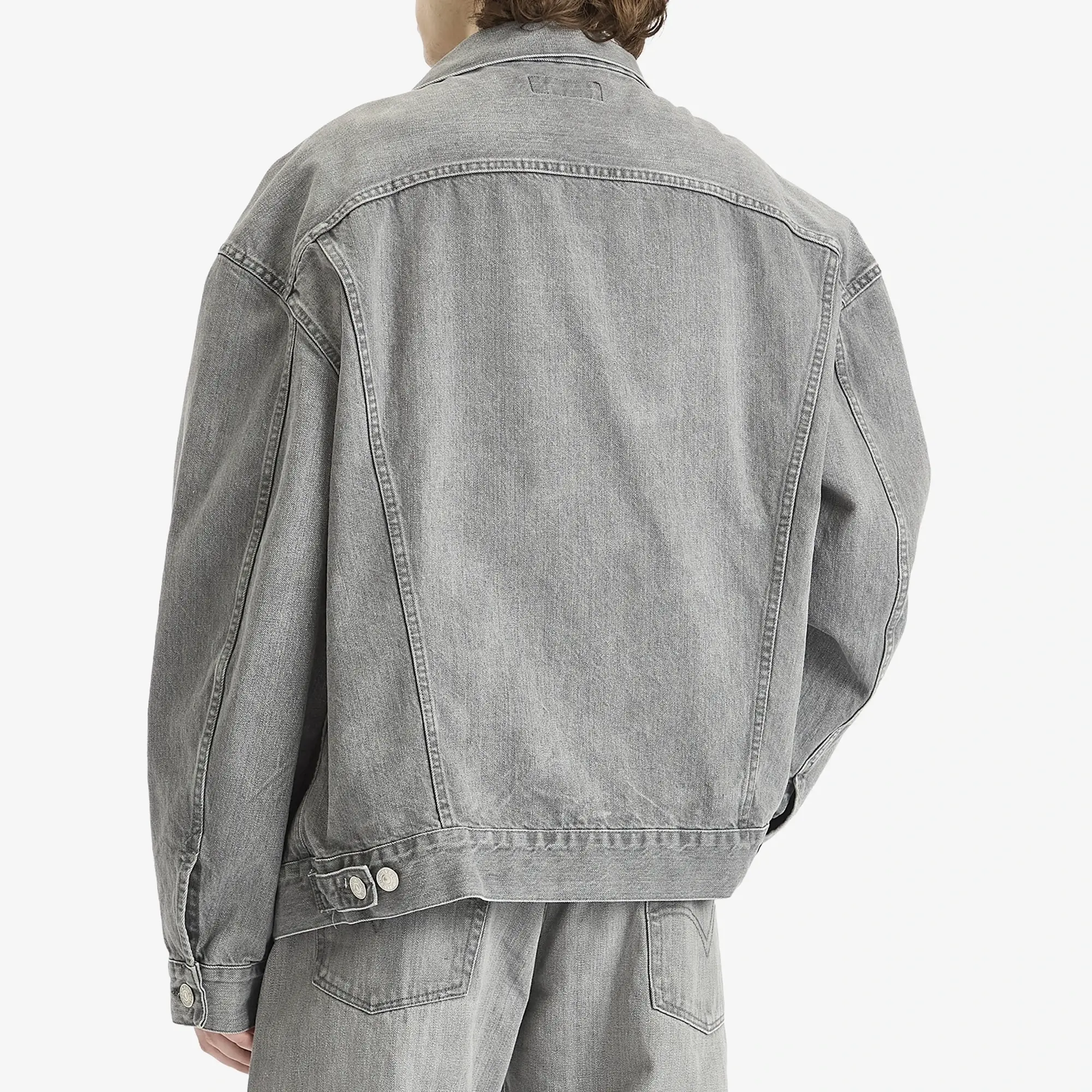 Junya Watanabe MAN Men's x Levis Selvedge Trucker Jacket Grey Mix