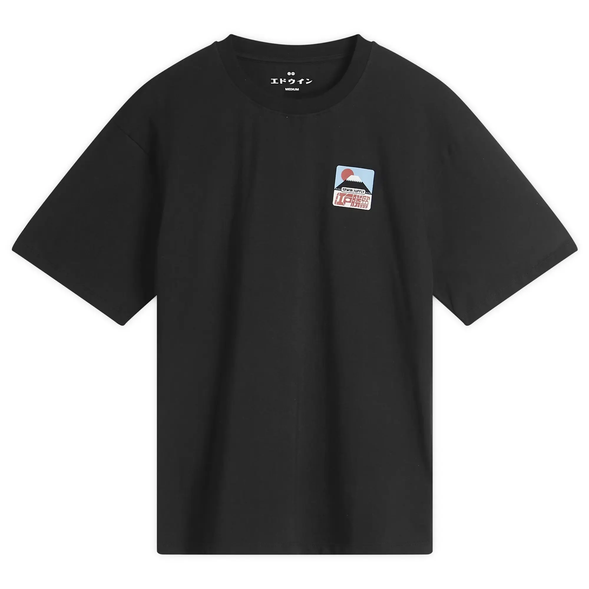 Edwin Men's Sunset On Fuji San T-Shirt Black