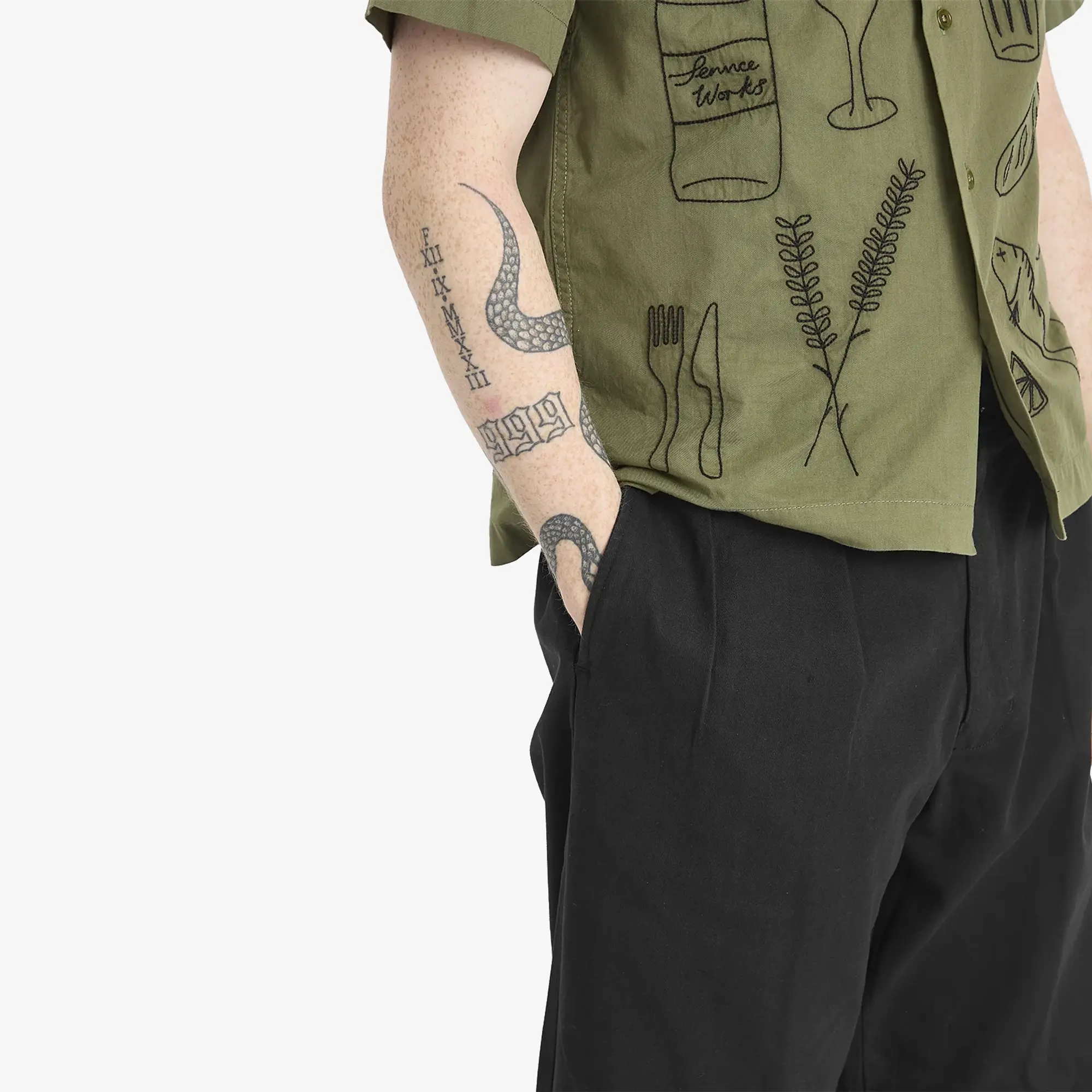 Service Works Men's Drill Part Timer Pant Black