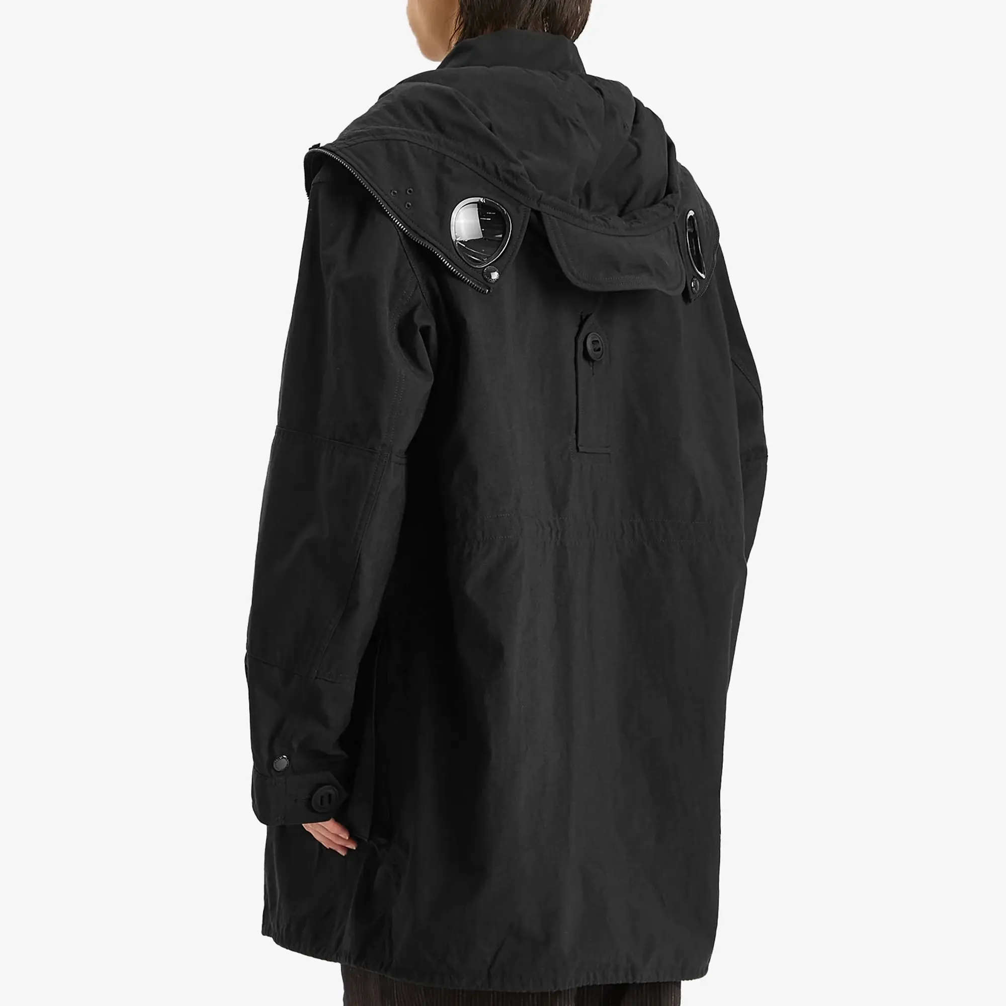 Junya Watanabe MAN Men's x C.P Company Nylon Oxford Goggle Jacket Black