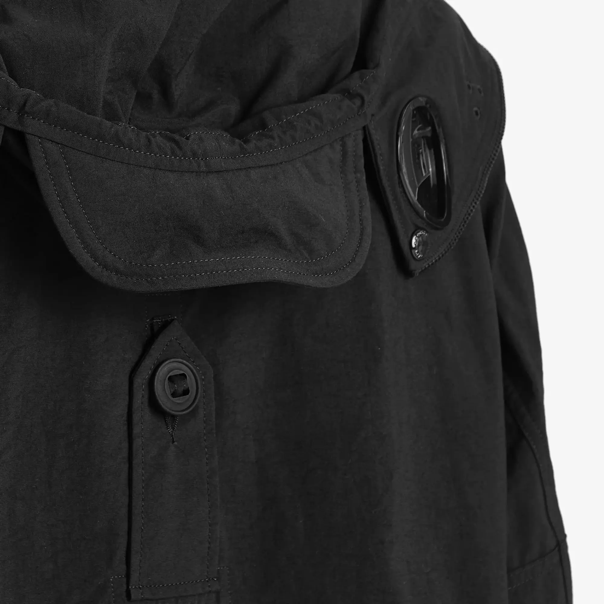 Junya Watanabe MAN Men's x C.P Company Nylon Oxford Goggle Jacket Black