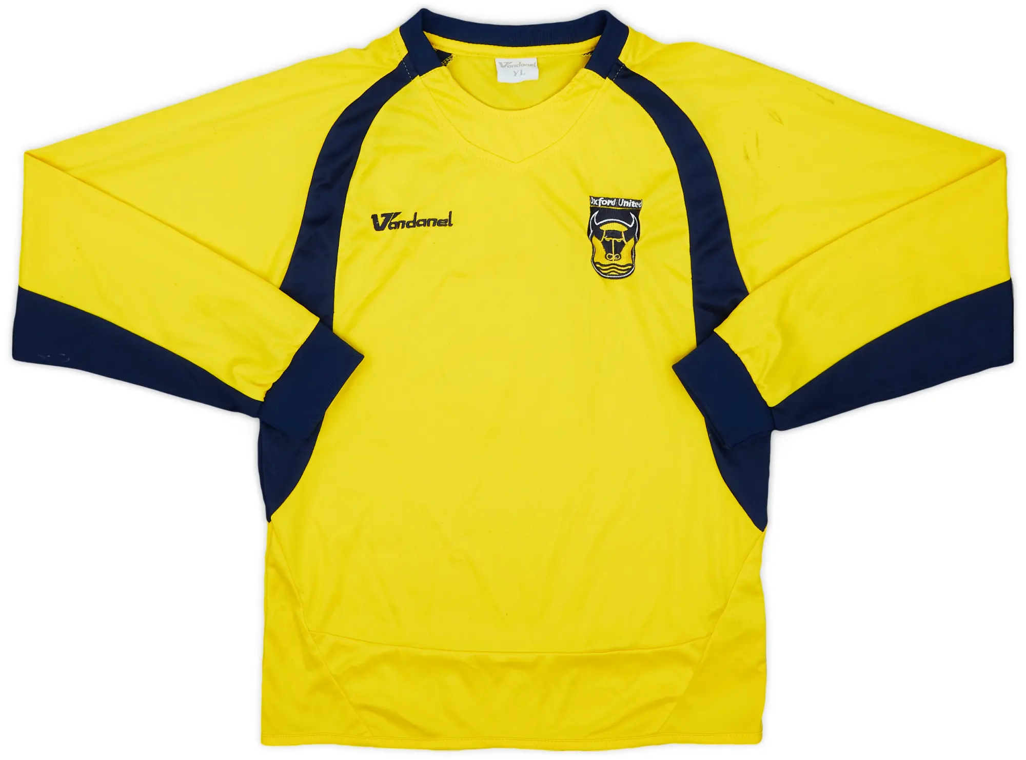 2000s Oxford United Youth Home L/S Shirt #17 - 8/10 - (L.Boys)