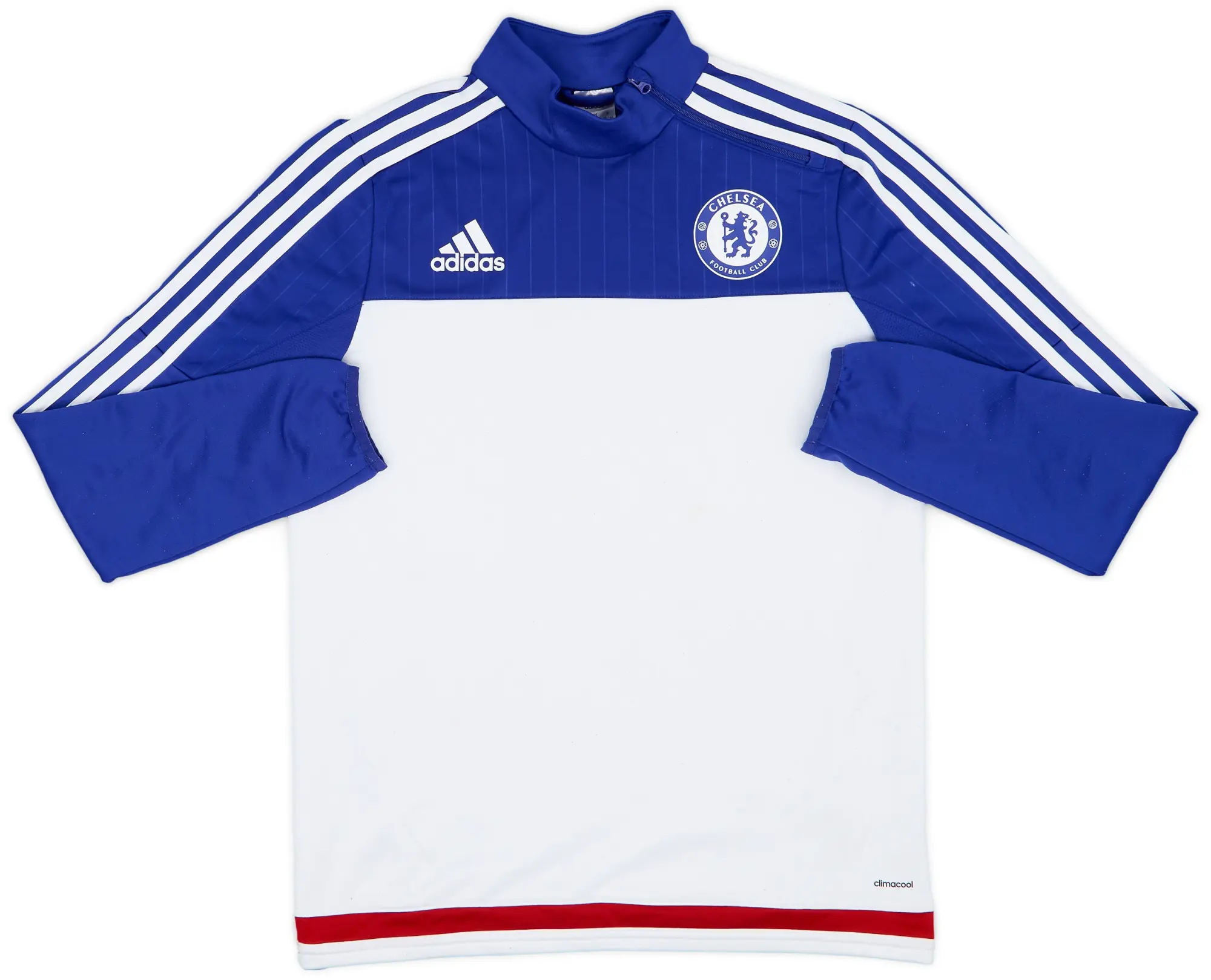 2015-16 Chelsea adidas 1/4 Zip Drill Top - 6/10 - (XL.Boys)