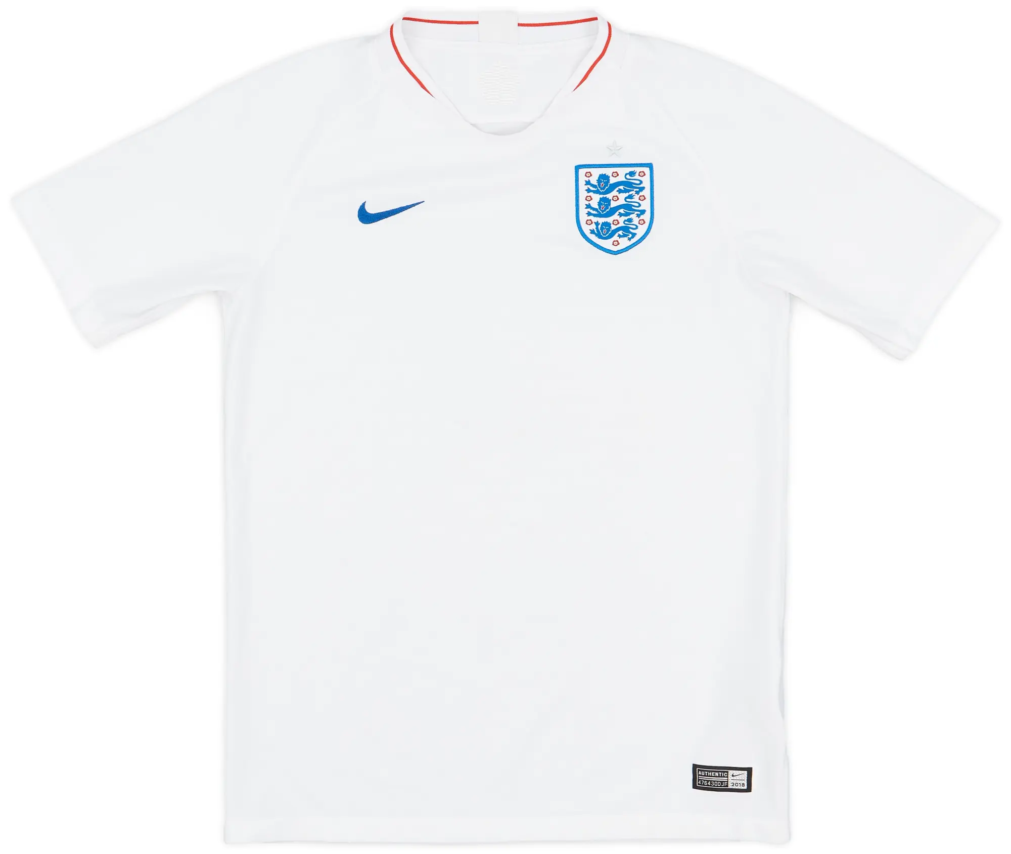 2018-19 England Home Shirt - 8/10 - (XL.Boys)