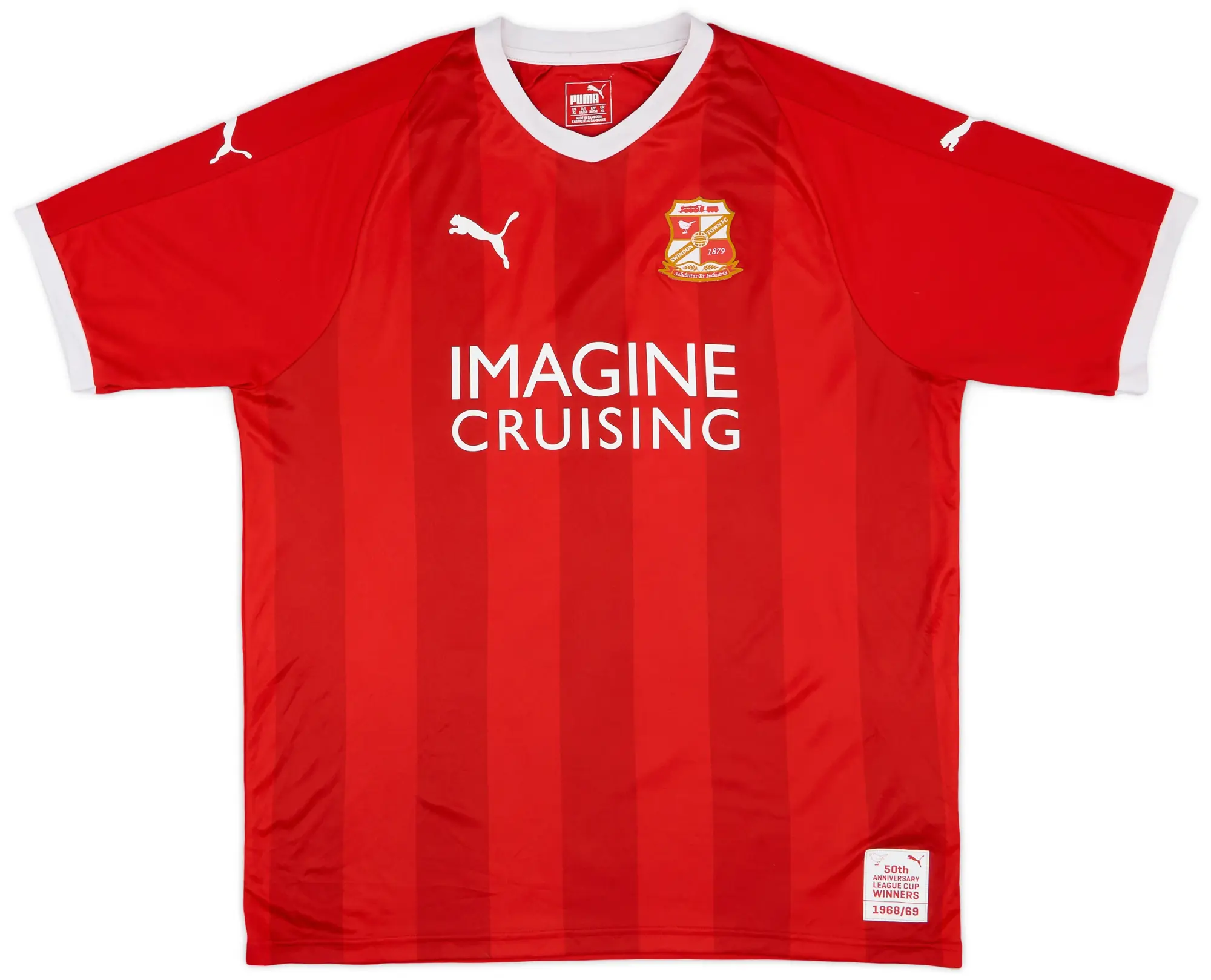 2018-19 Swindon Home Shirt - 8/10 - (XL)