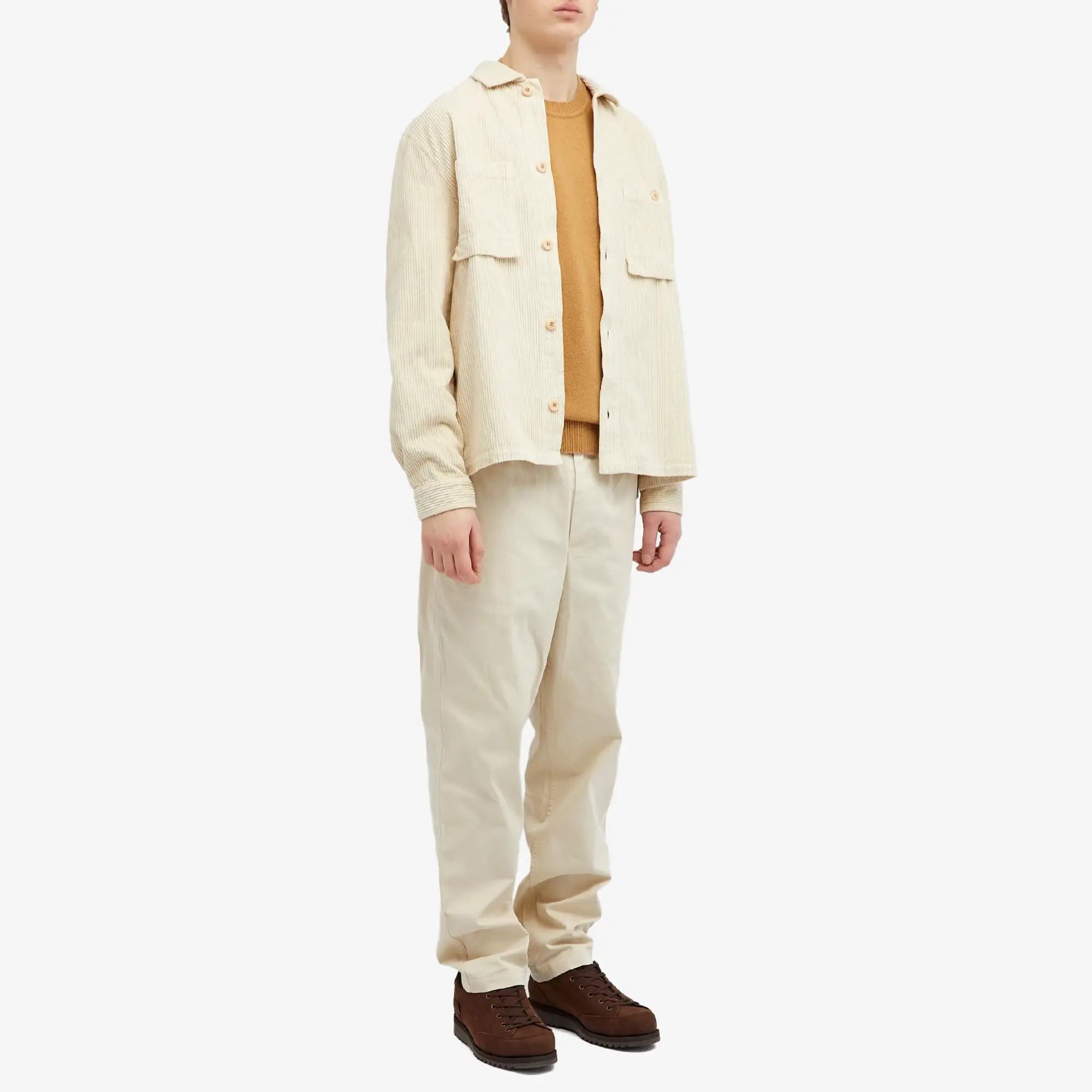 Norse Projects Men's Sigfred Lambswool Crew Knit Camel