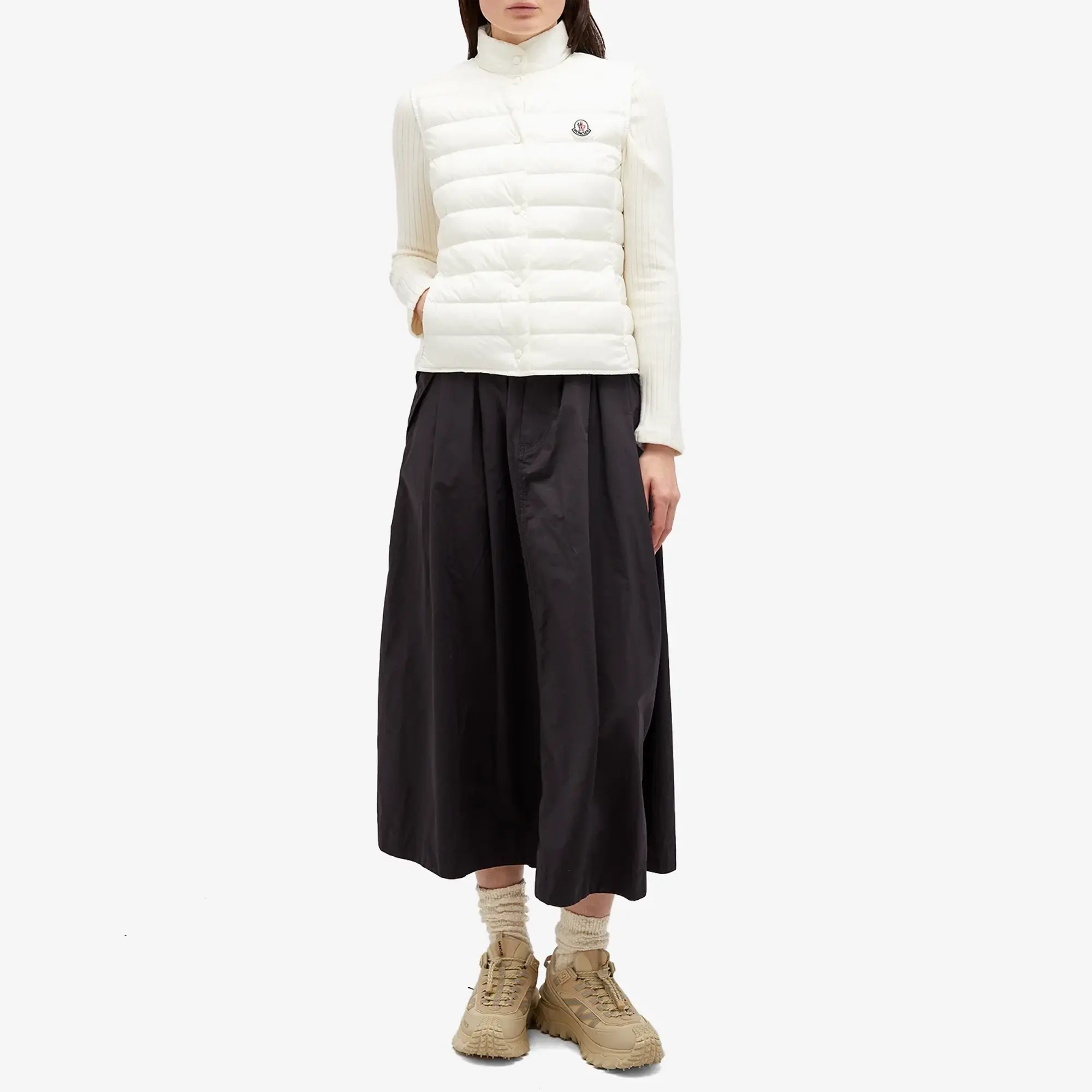 Moncler Women's Liane Padded Vest Off White
