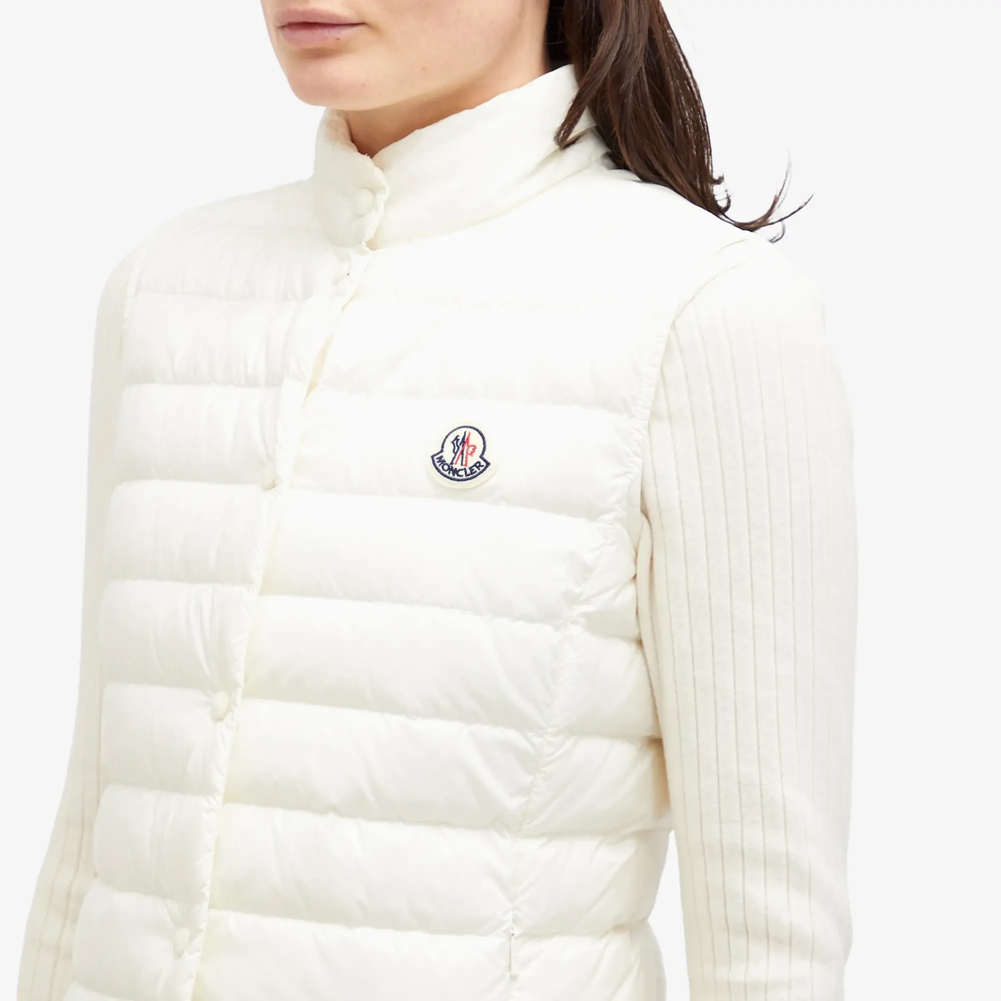 Moncler Women's Liane Padded Vest Off White