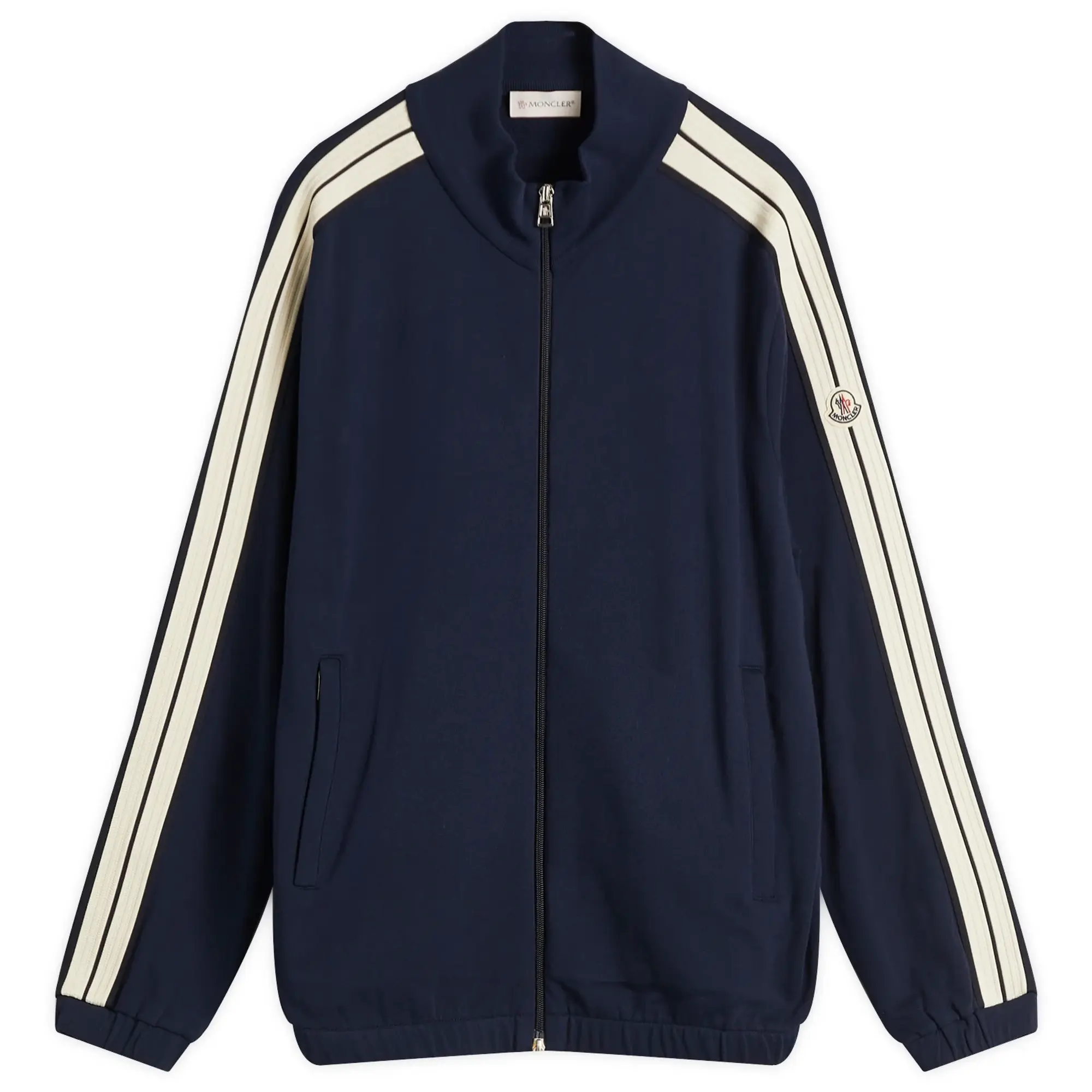 Moncler Men's Zip Up Fleece Sweat Navy