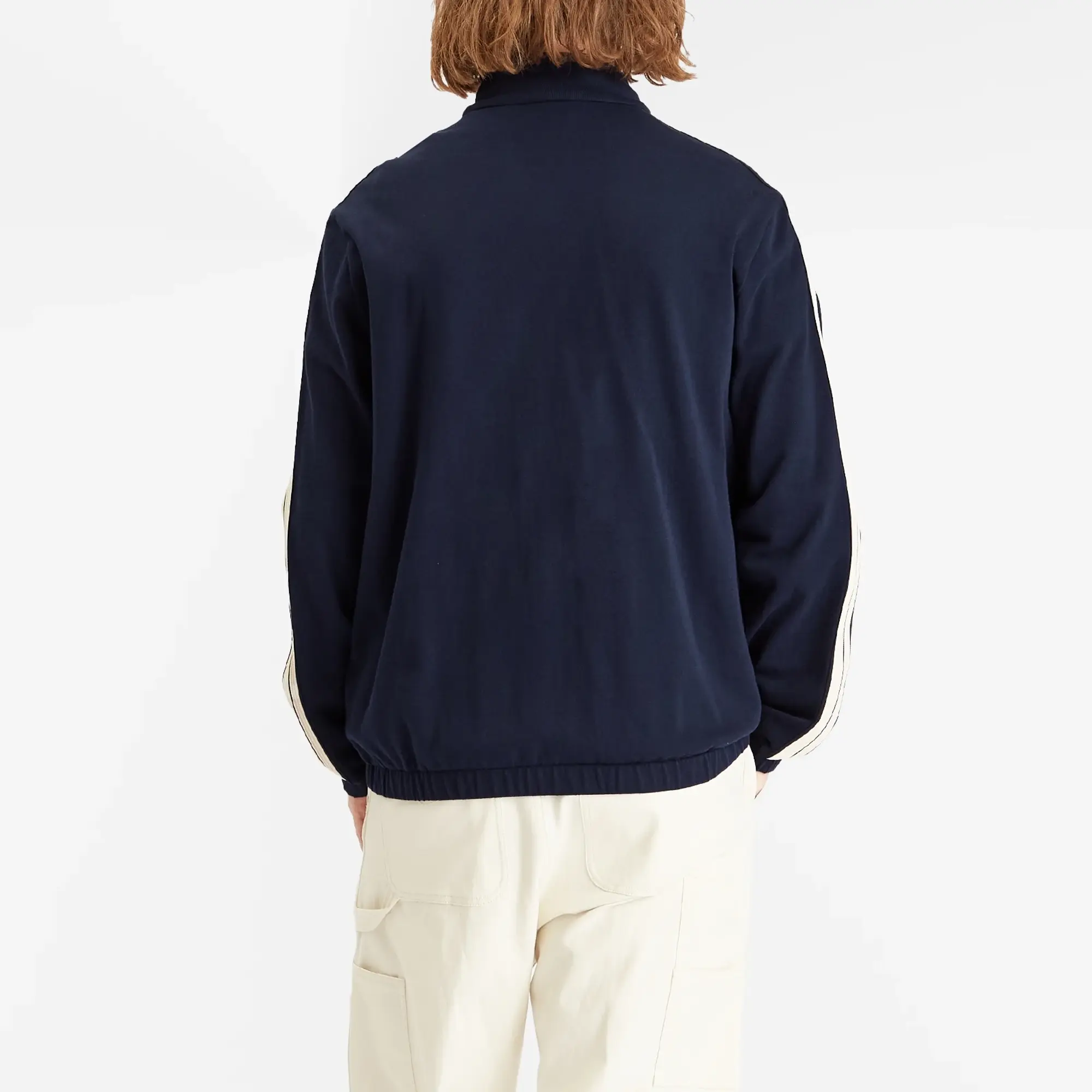 Moncler Men's Zip Up Fleece Sweat Navy