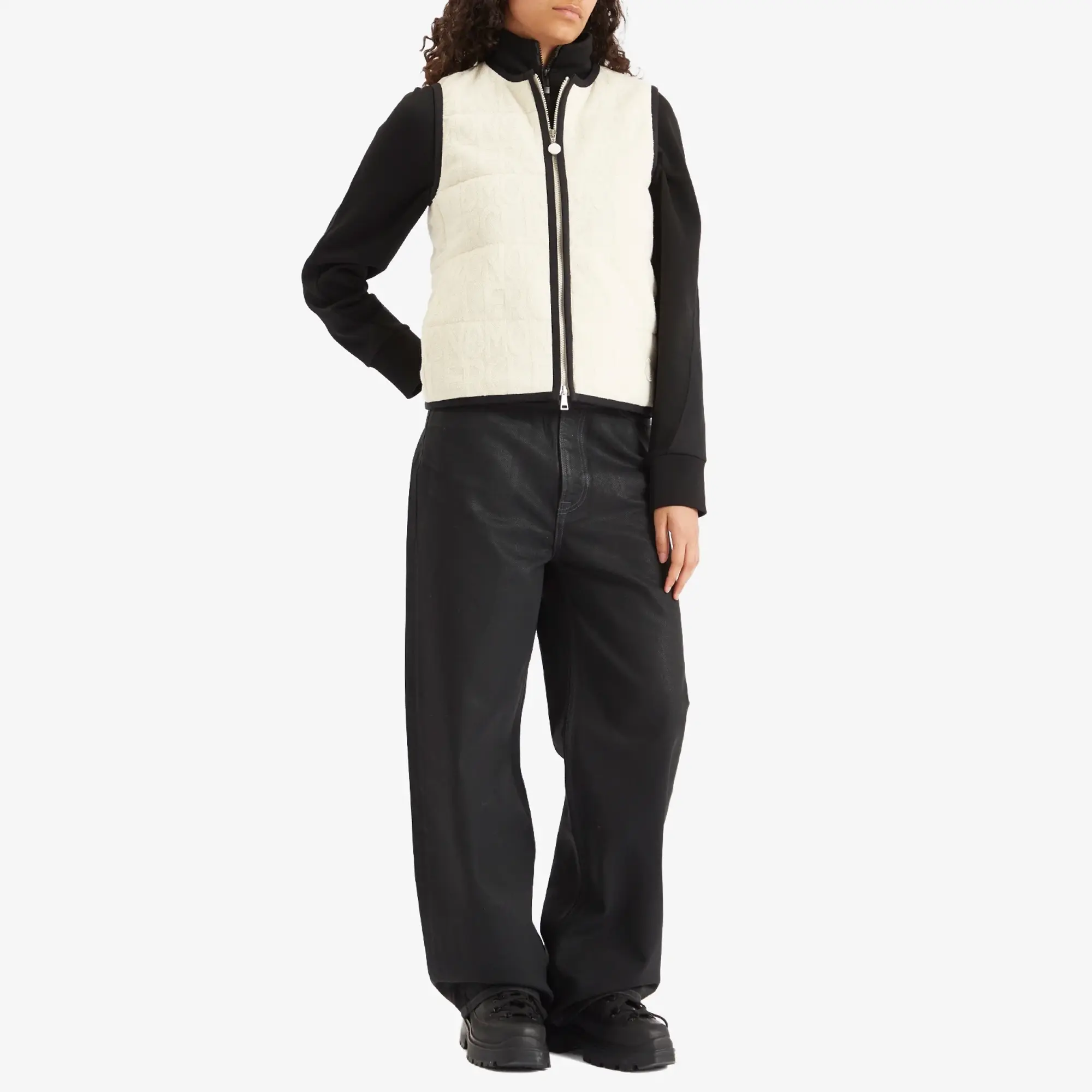 Moncler Women's Quilted Vest Beige