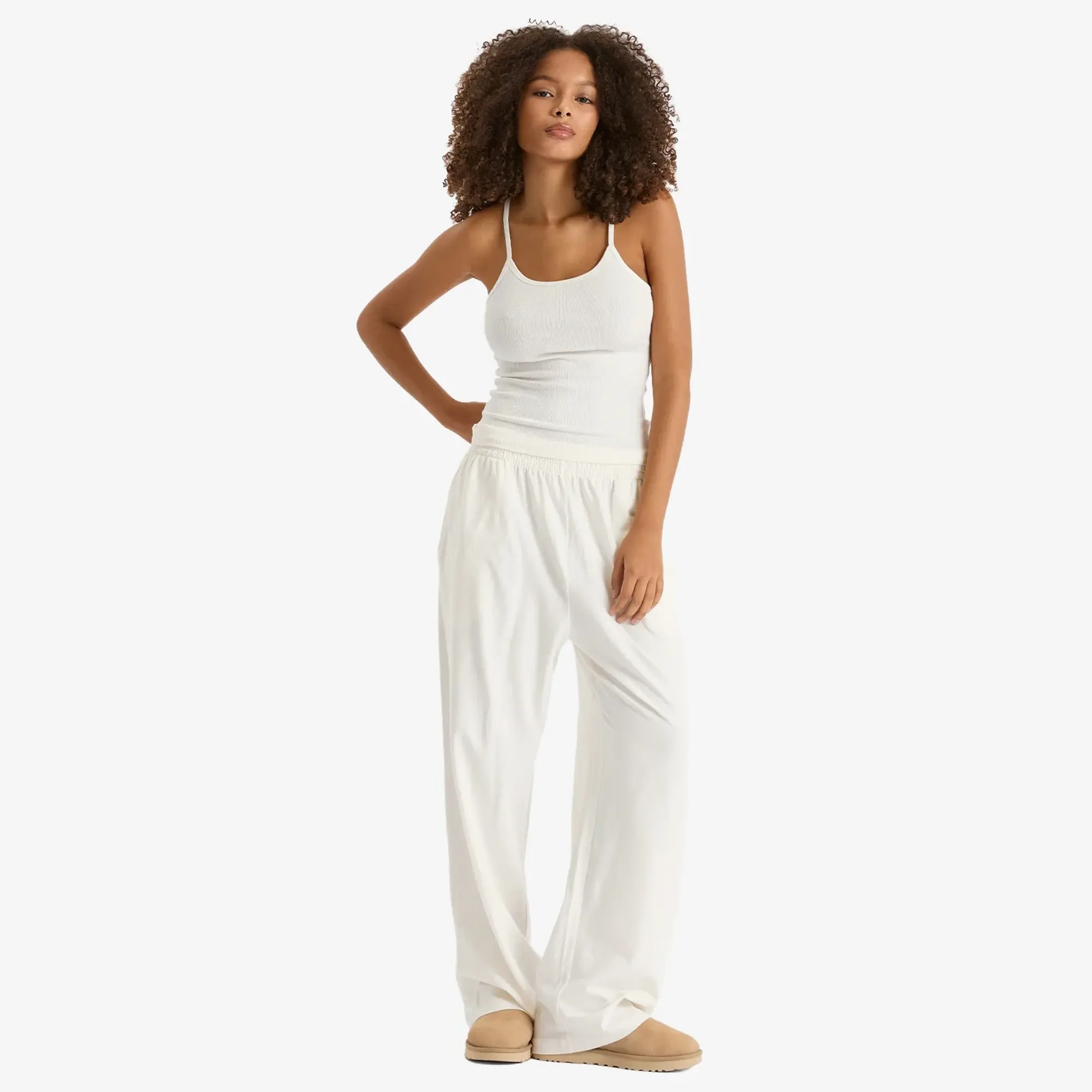SKIMS Women's Cotton Rib Scoop Tank Marble