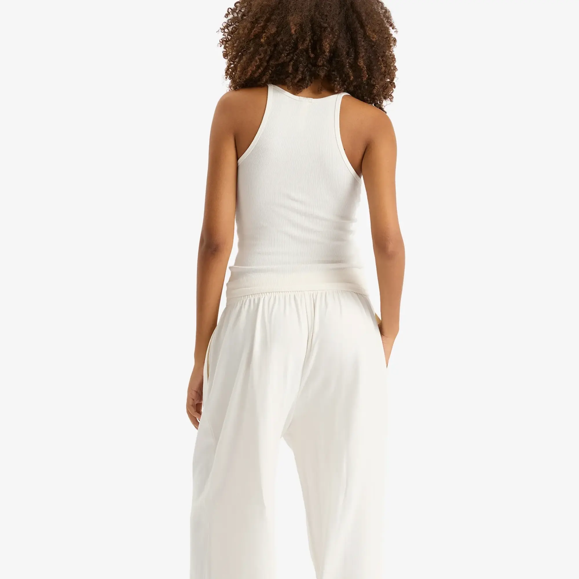 SKIMS Women's Cotton Rib Scoop Tank Marble