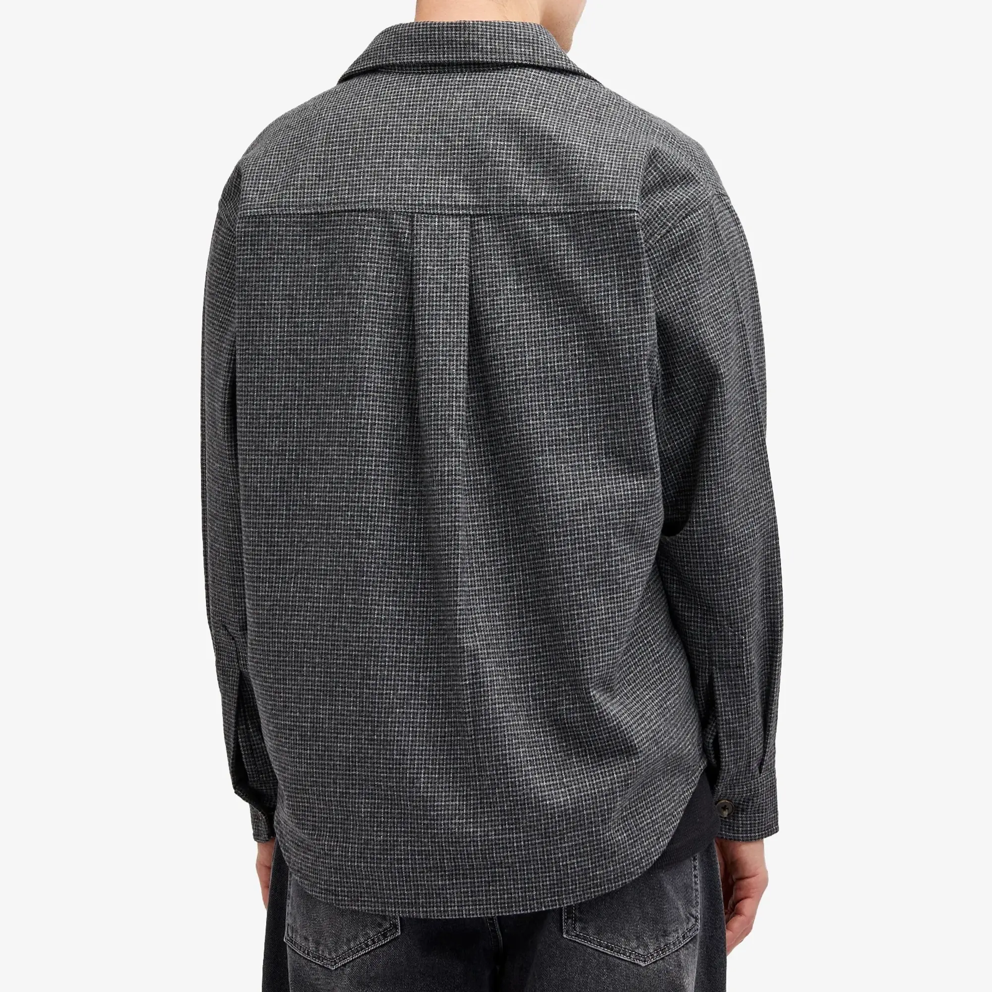 Fucking Awesome Men's Wool Flannel Shirt Shadow