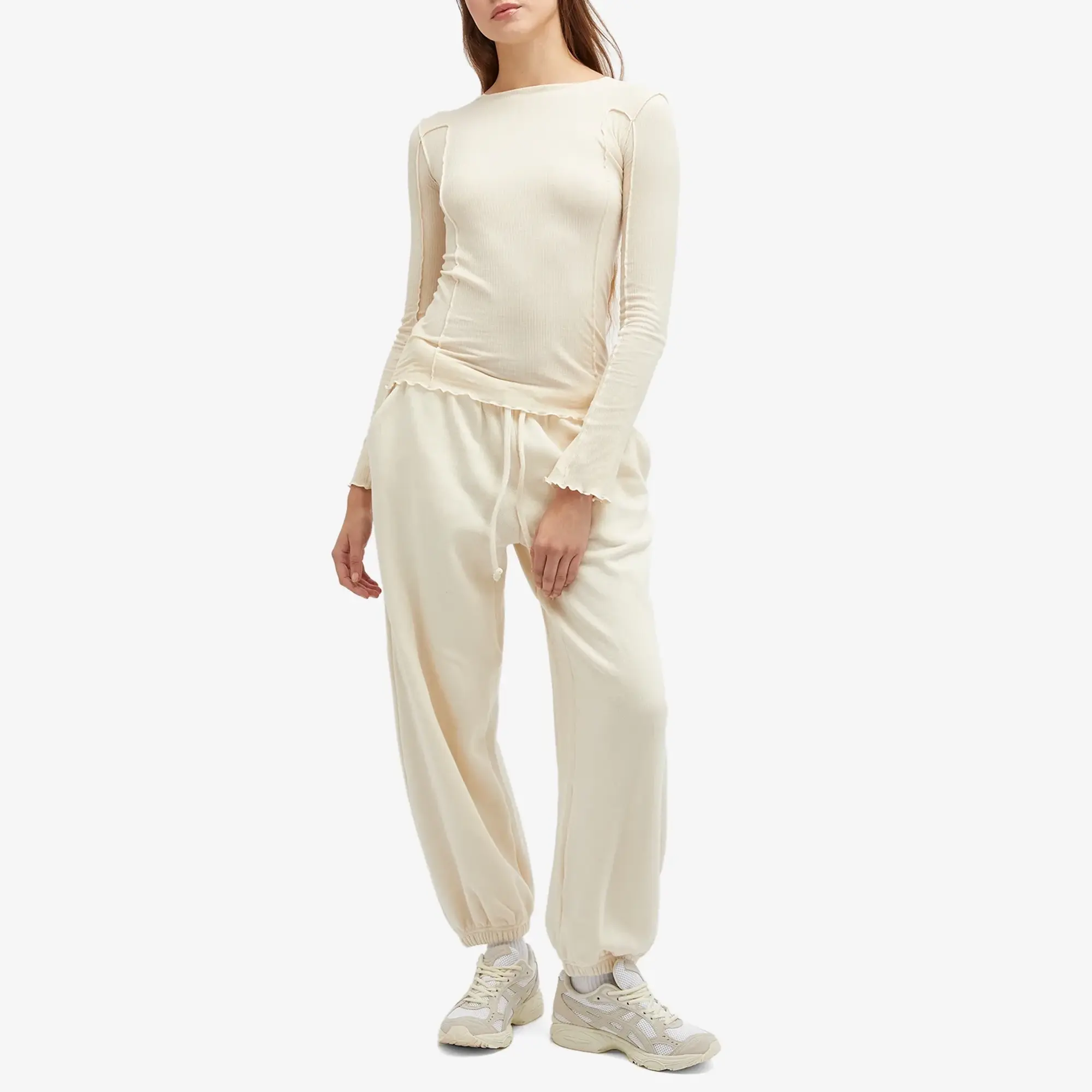 Baserange Women's Omato Long Sleeve Top Off White