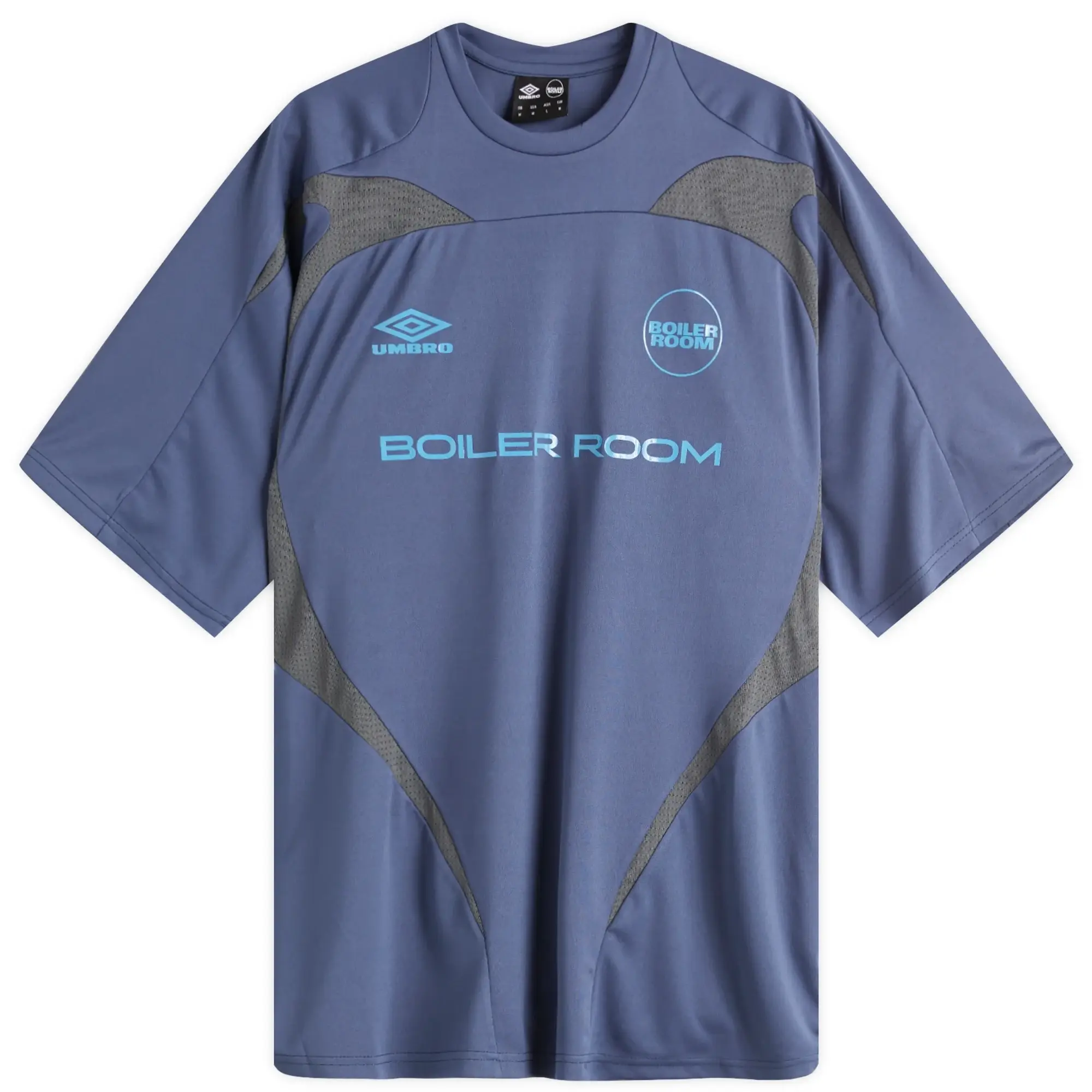 Boiler Room Men's x Umbro Football Shirt Blue