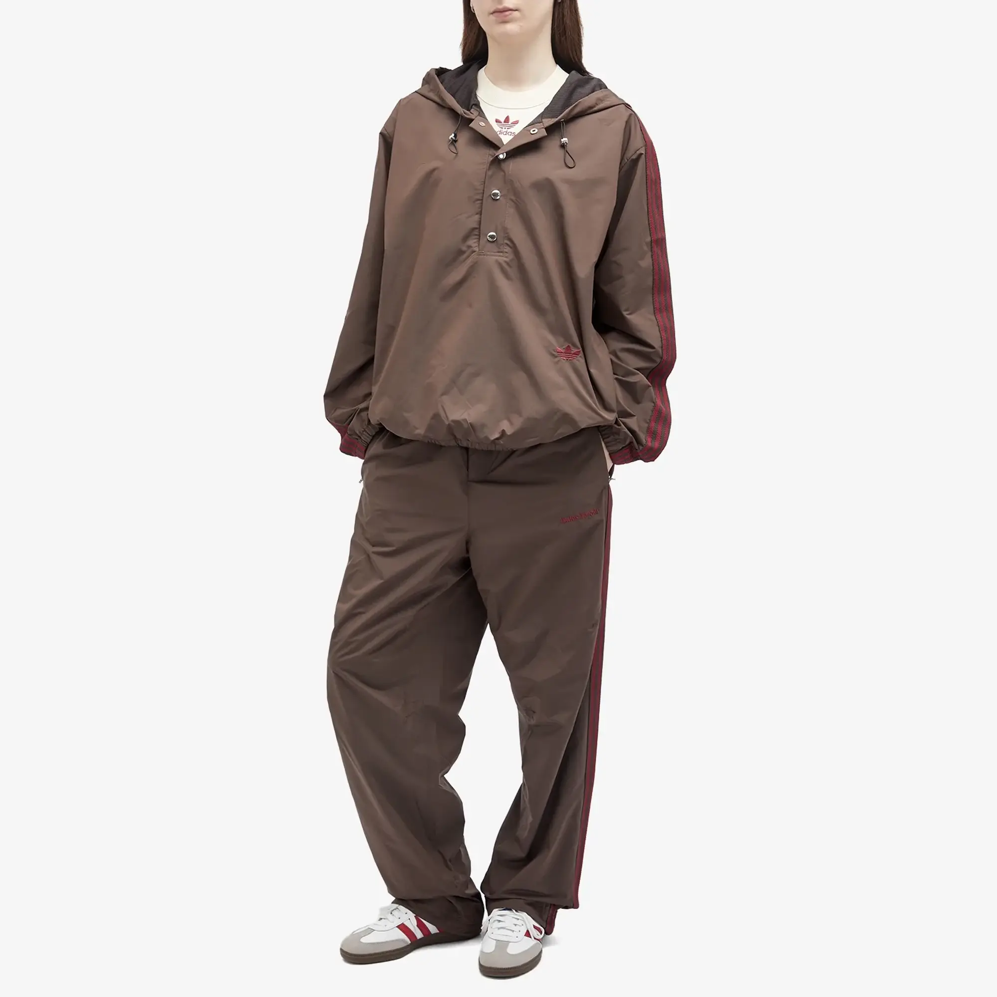 Adidas x Wales Bonner Nylon Anorak Night Brown