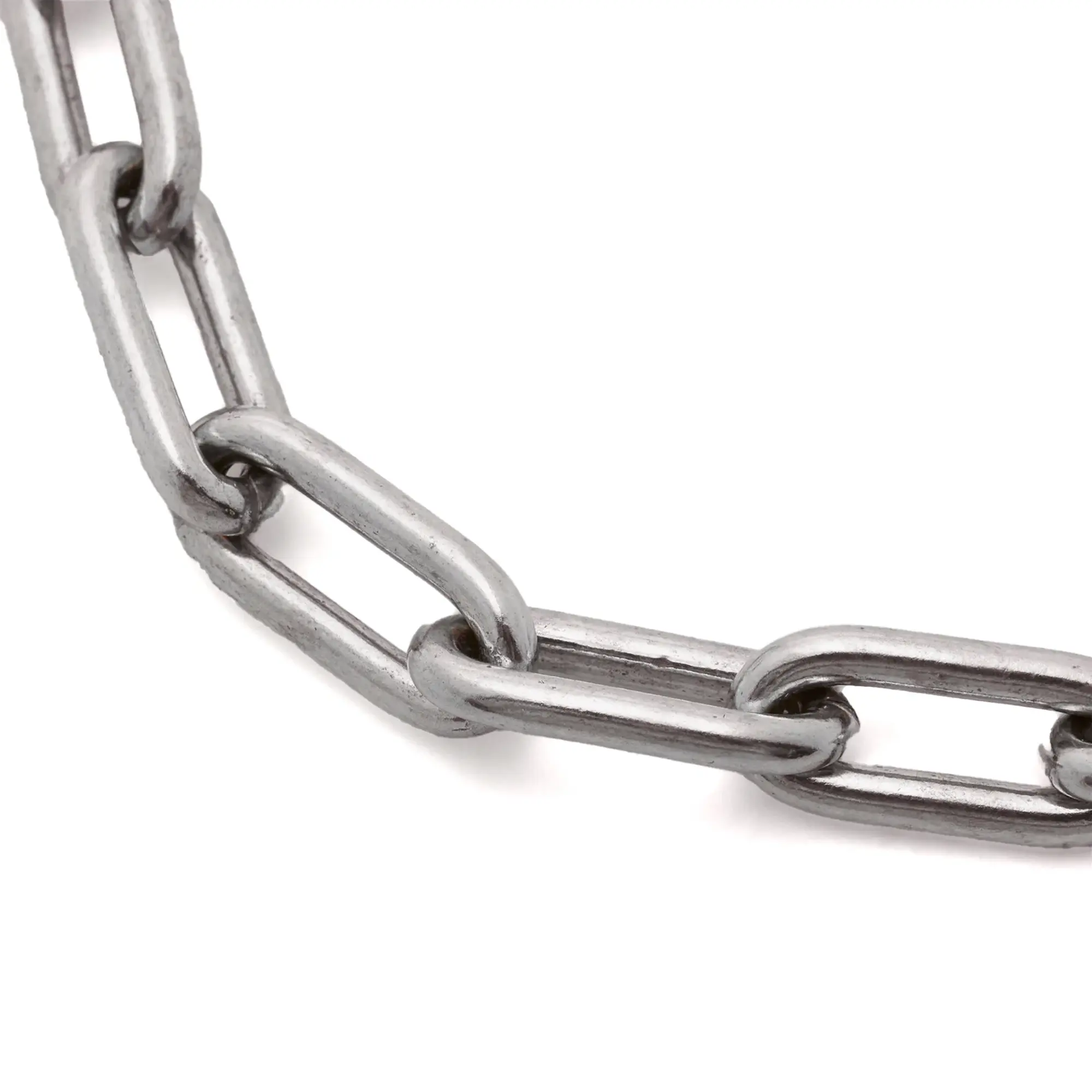Saint Laurent Men's Silver Loop Chain Bracelet Argent Oxyde Leger