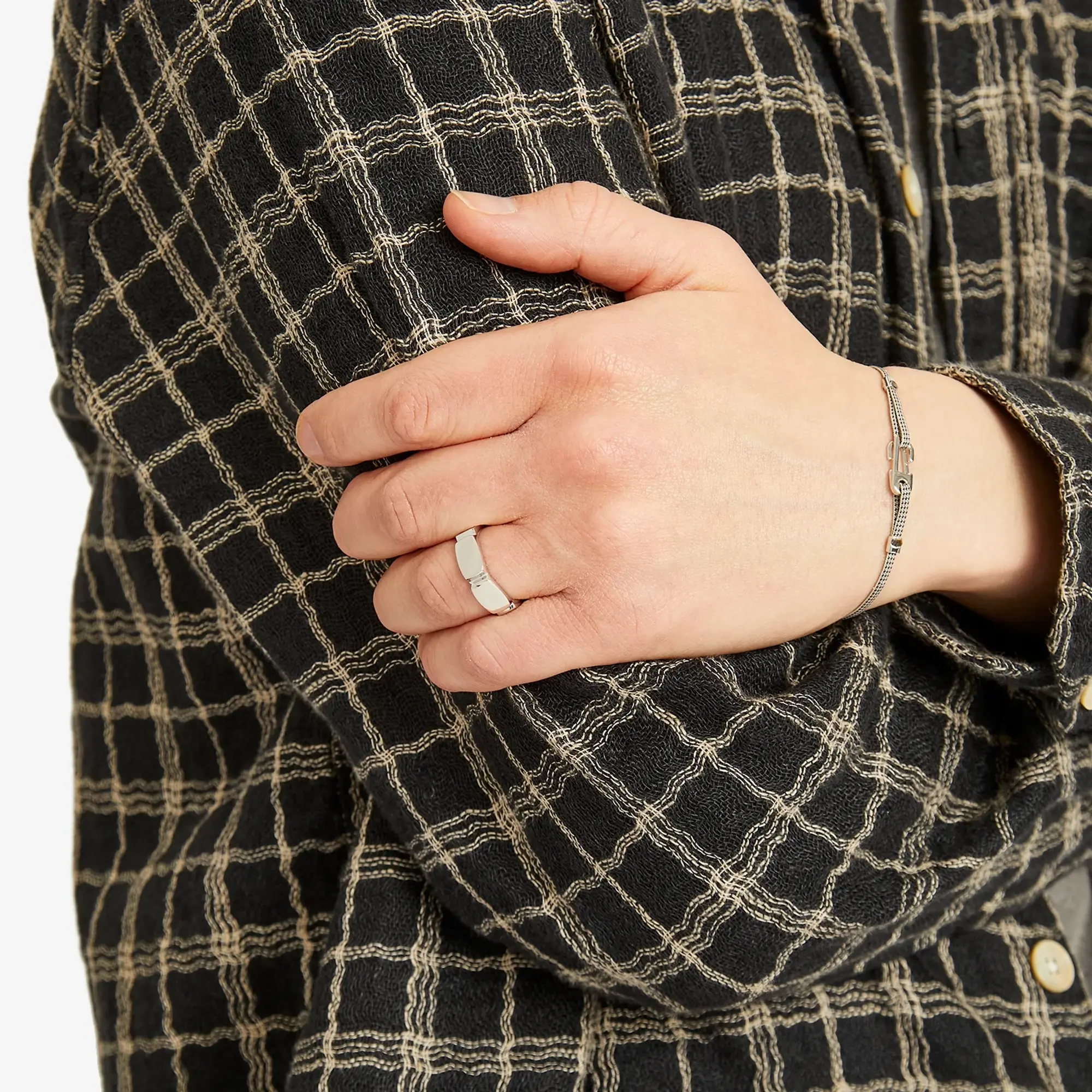 Tom Wood Umi Band Ring - Medium Silver