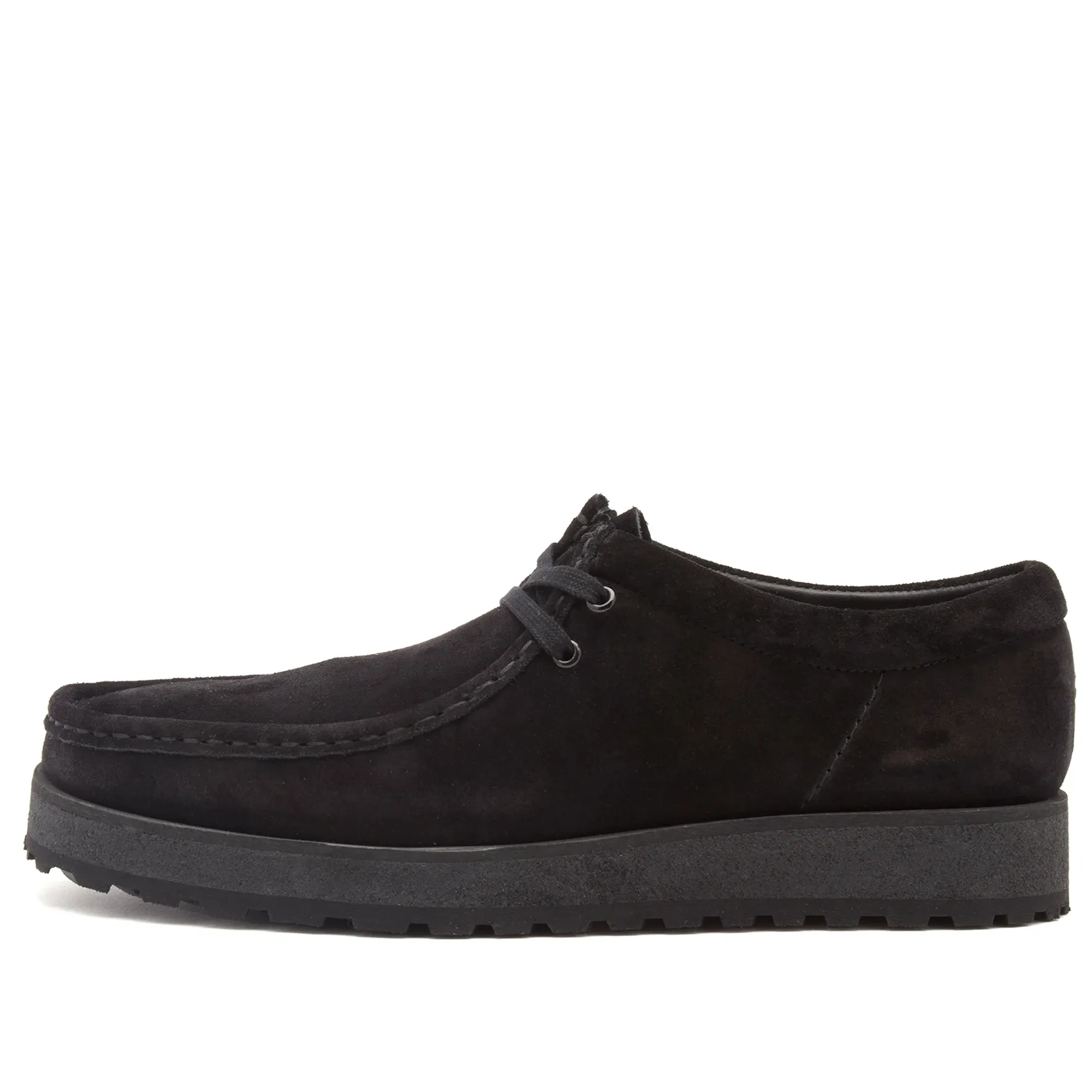 Clark’s Black スウェード28 Clarks Originals Men's Wallabee Scout Lo Black Suede | 26180445