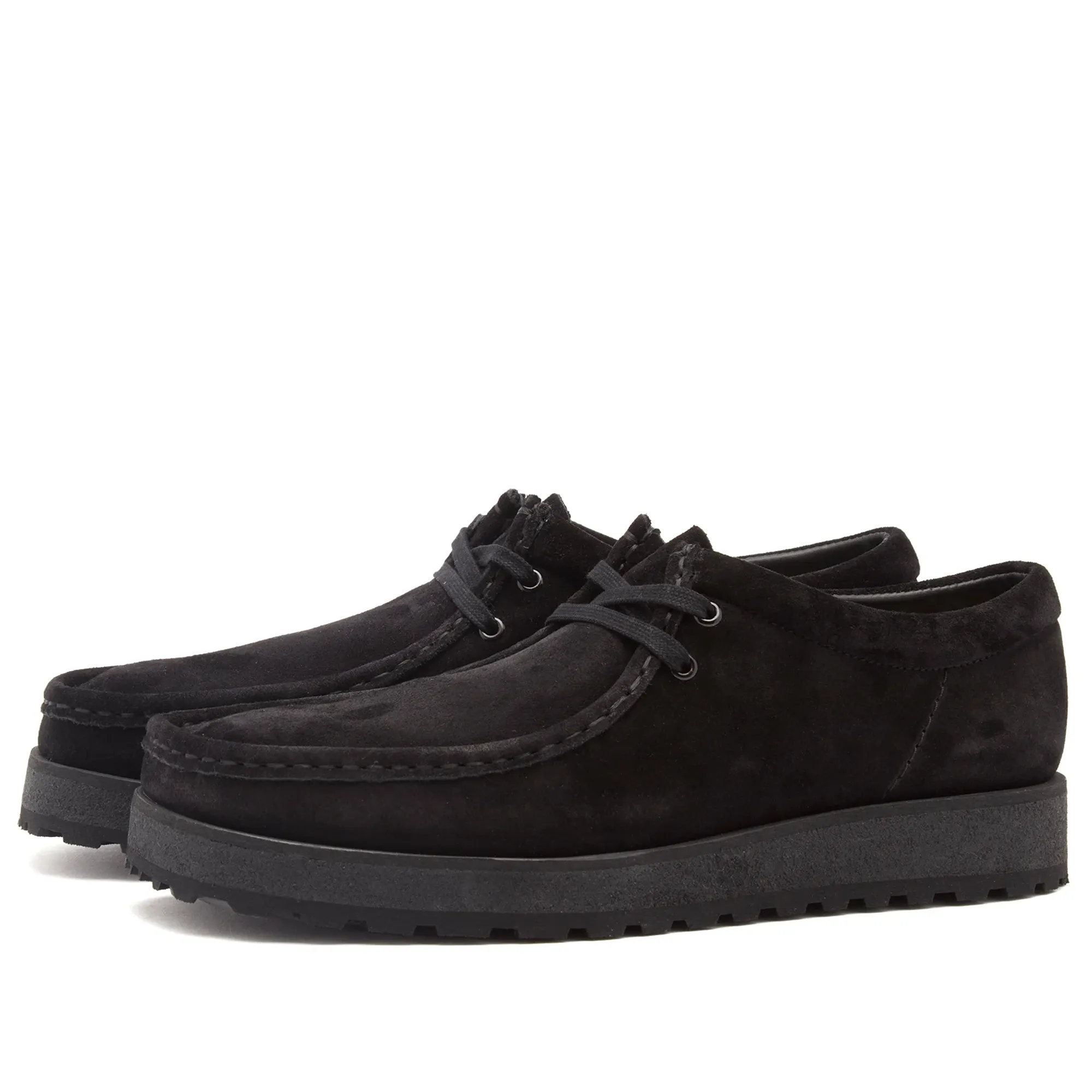 Clarks Originals Men's Wallabee Scout Lo Black Suede | 26180445
