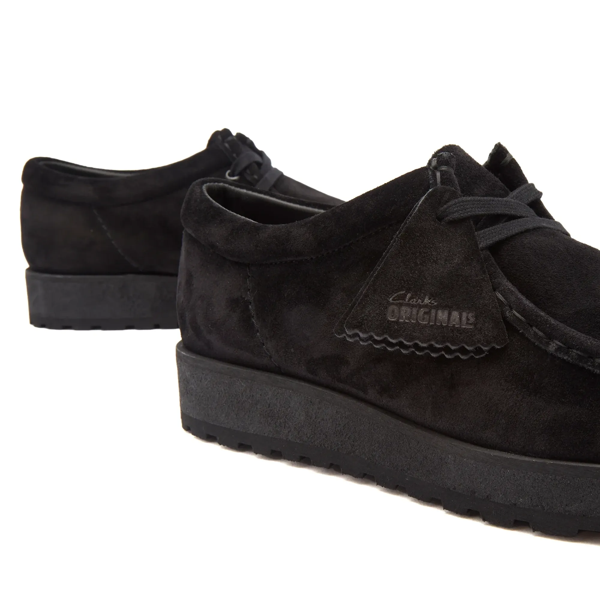 【おおお様用】Wallabee Black Suede size UK7 Clarks | Wallabee Boot Black Suede - Tryst Boutique