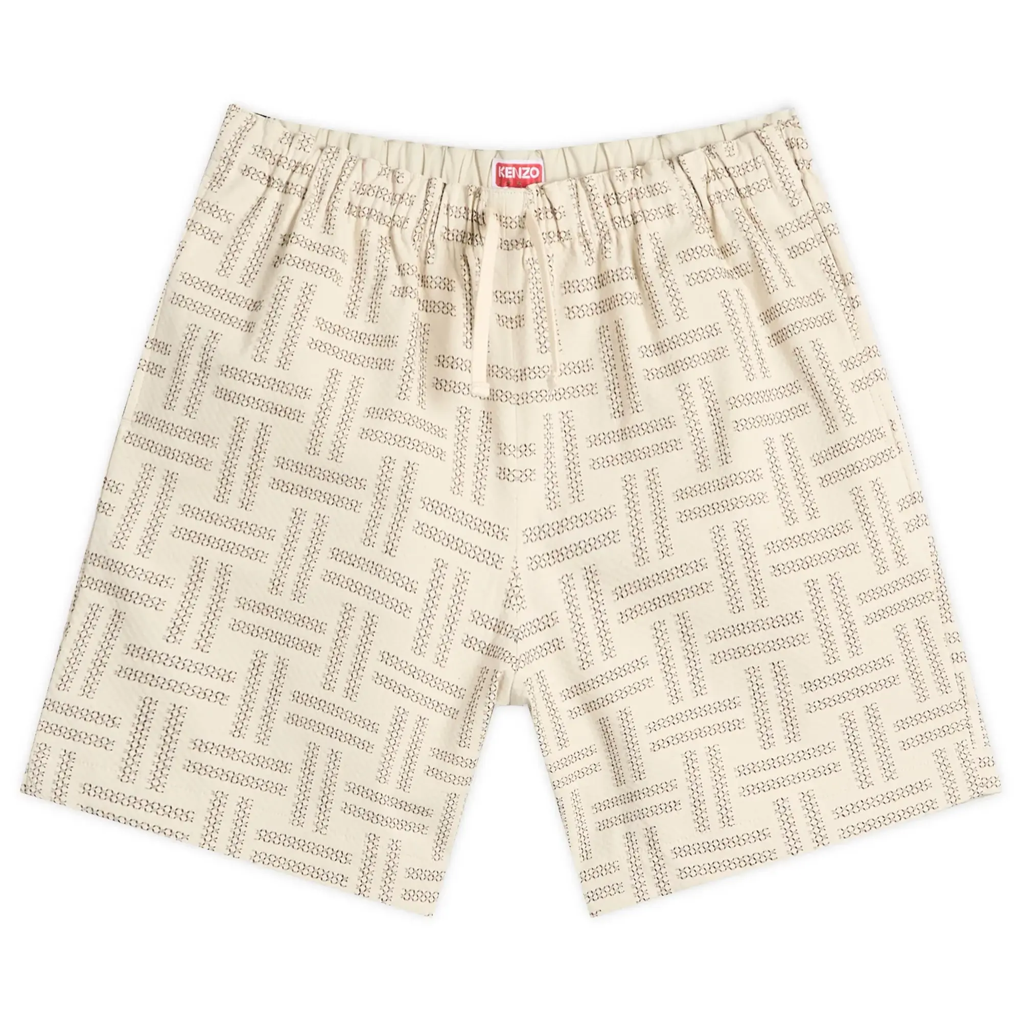 Kenzo Men's Weave Elasticated Shorts Tan