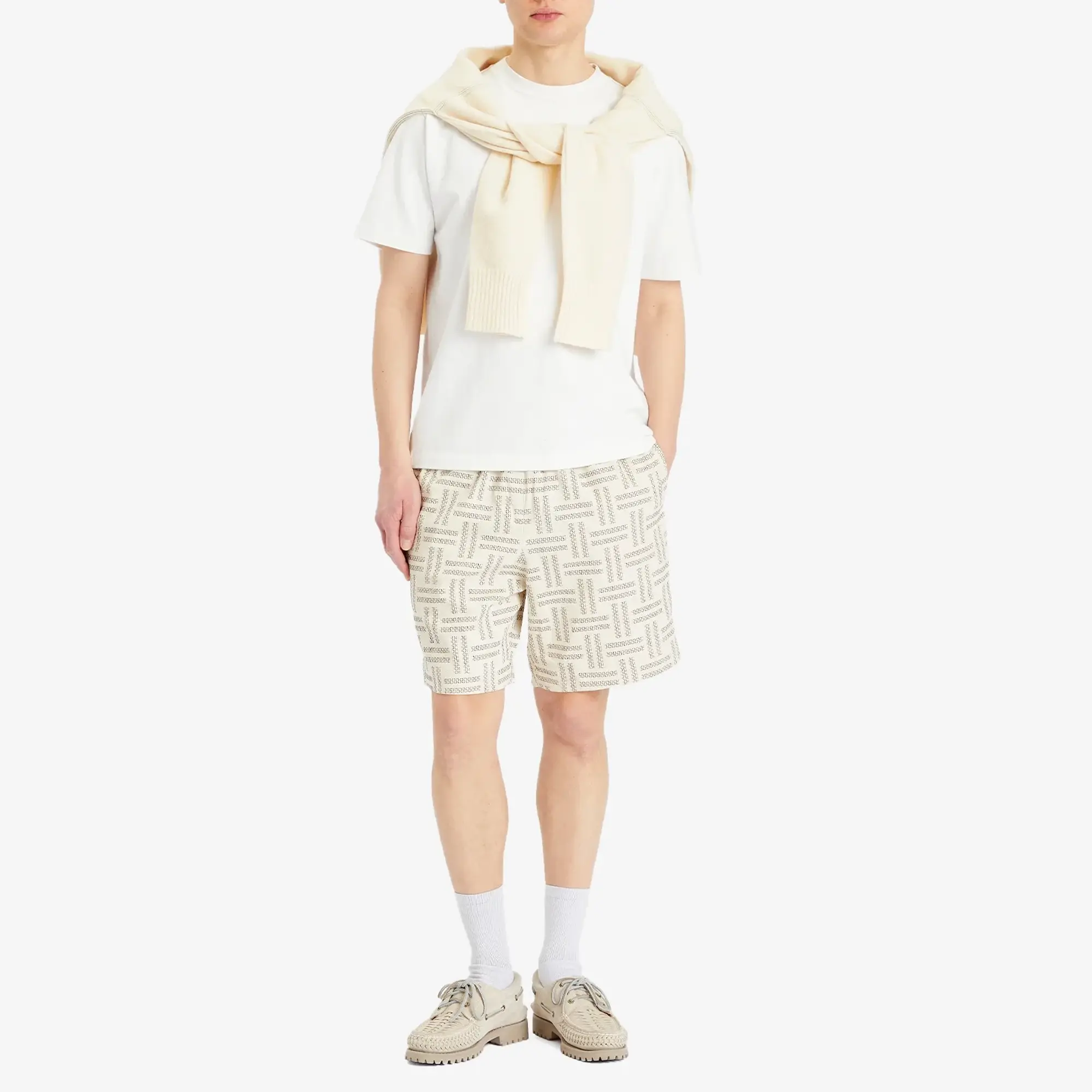 Kenzo Men's Weave Elasticated Shorts Tan