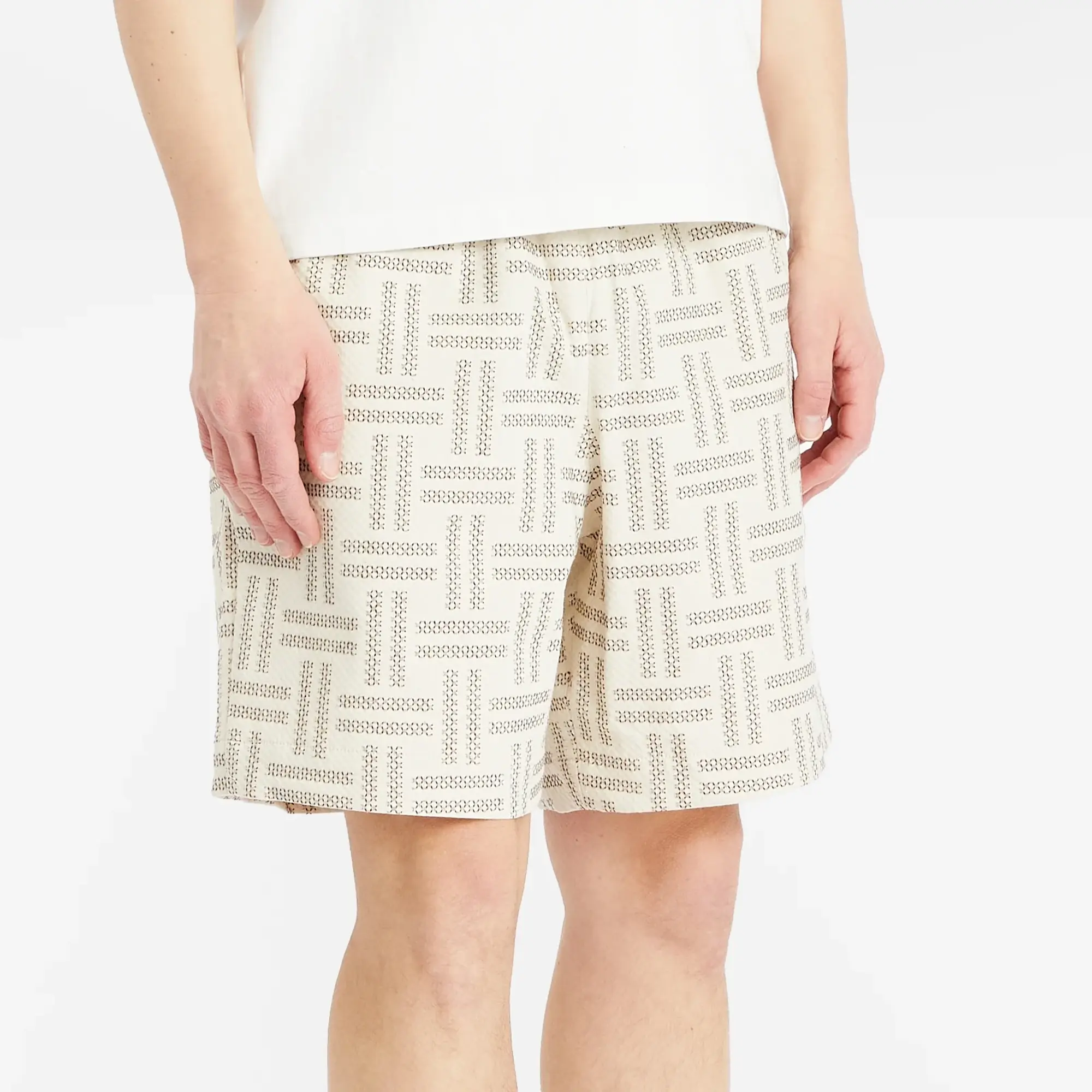 Kenzo Men's Weave Elasticated Shorts Tan