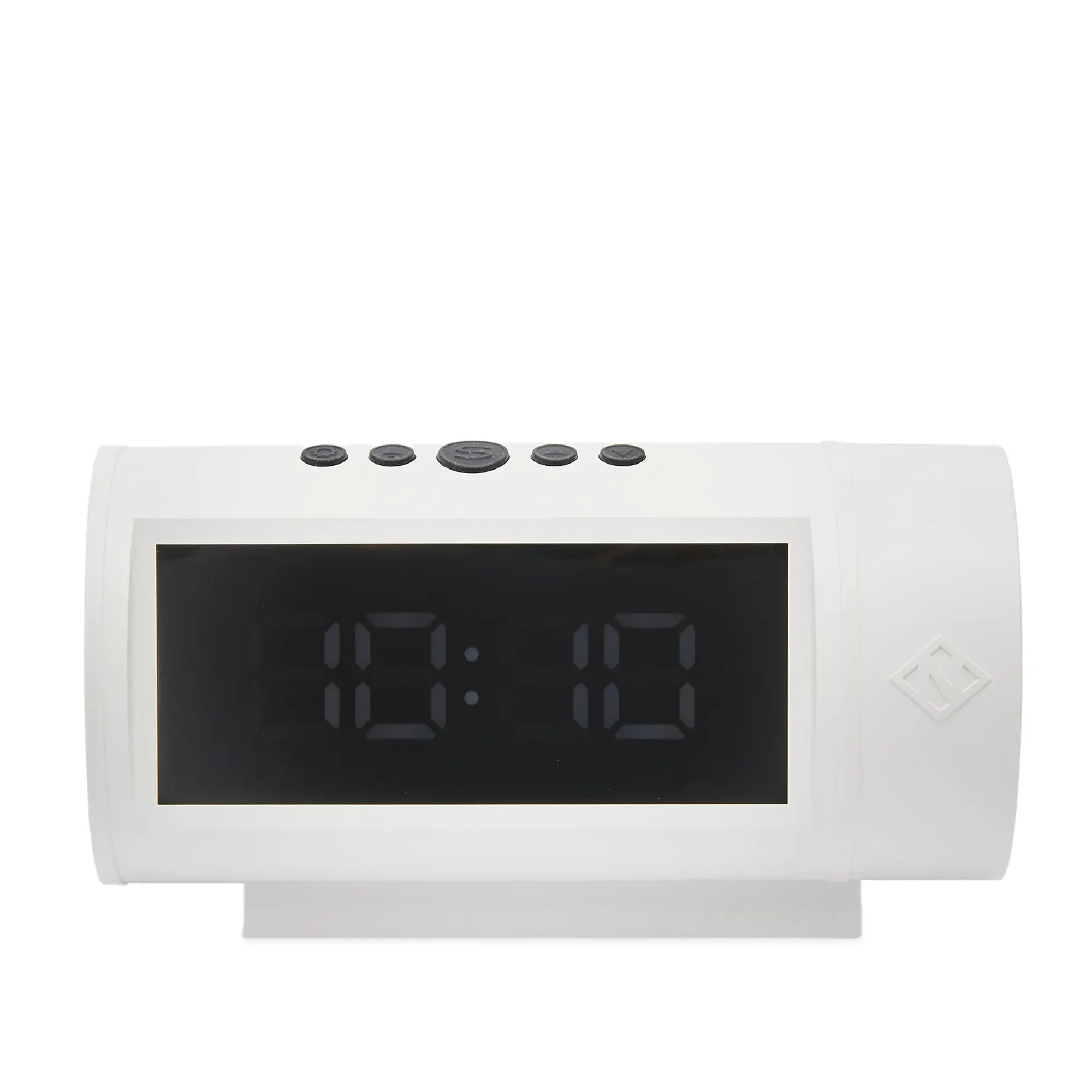 Newgate Clocks Pil LED Alarm Clock White