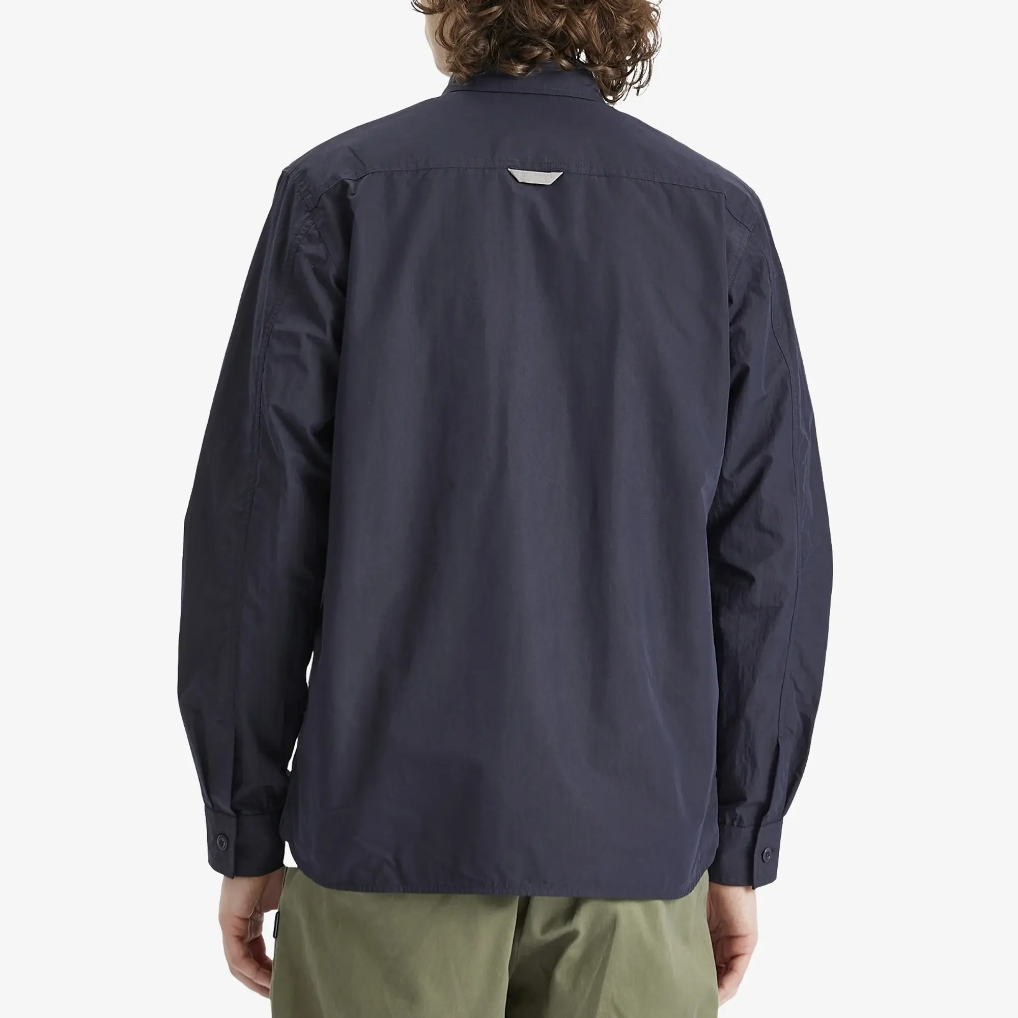 Norse Projects Men's Silas Tech Poplin Shirt 2.0 Dark Navy