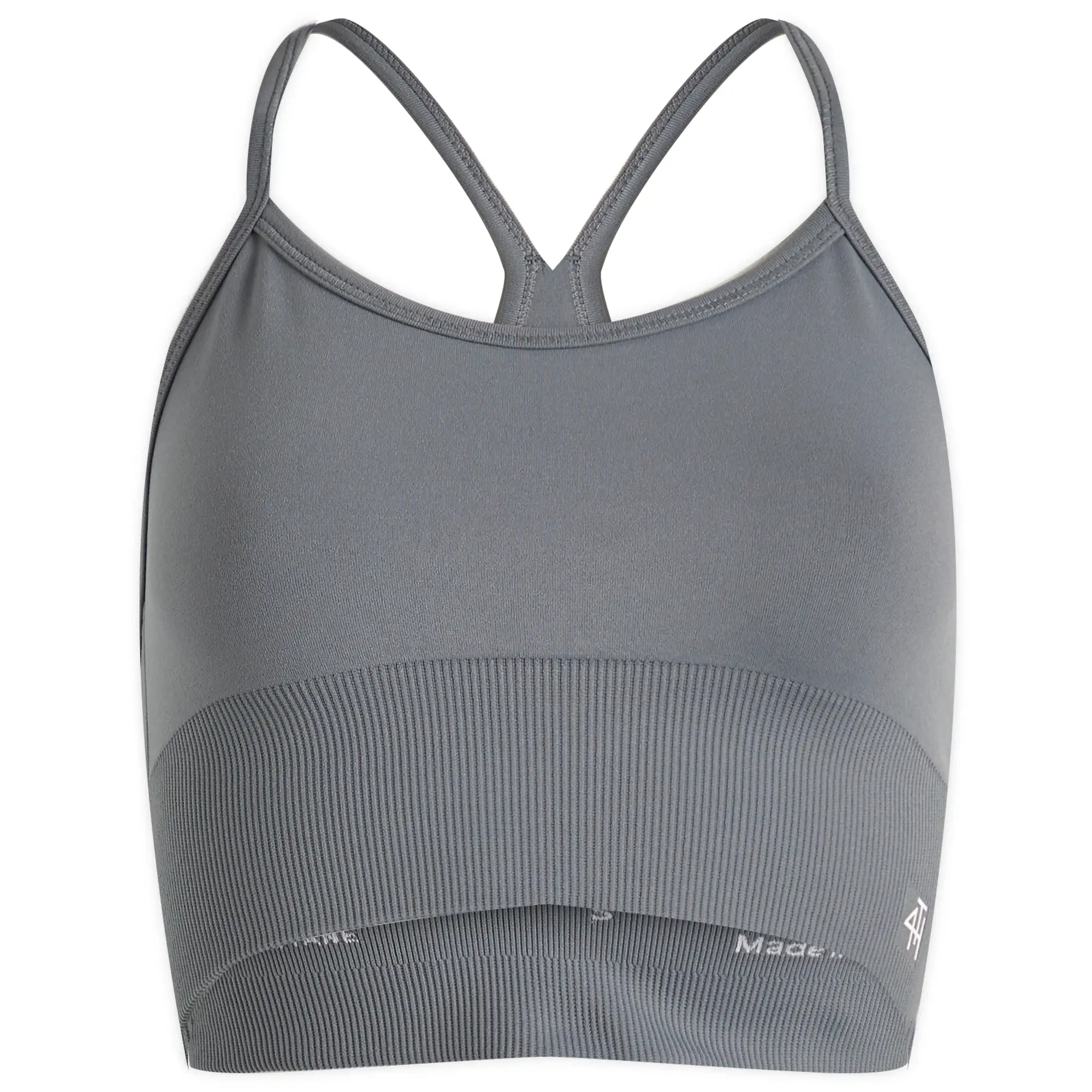 4th & Reckless Women's Jenna Racer Back Sports Bra Grey