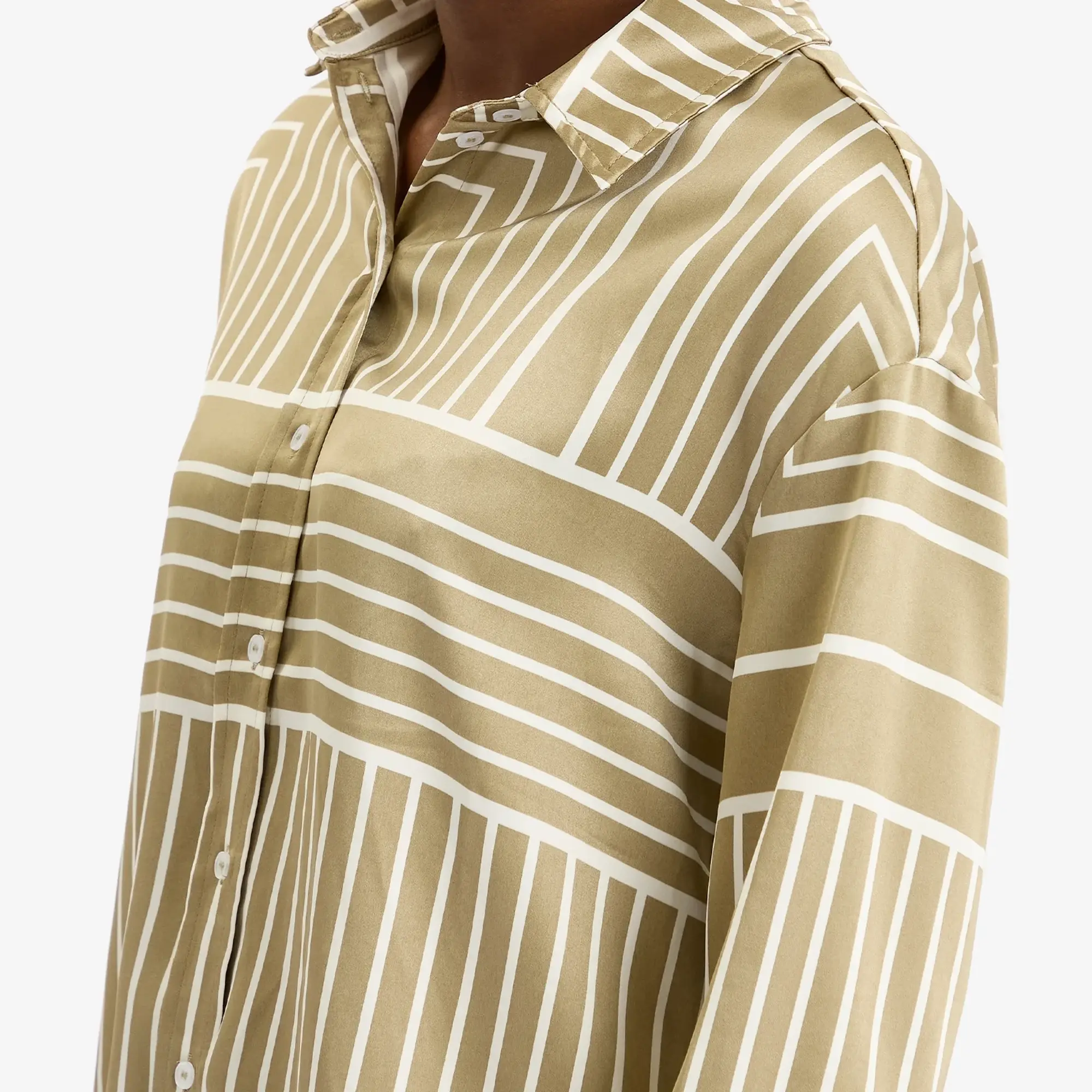 4th & Reckless Women's Amira Shirt Sage Print