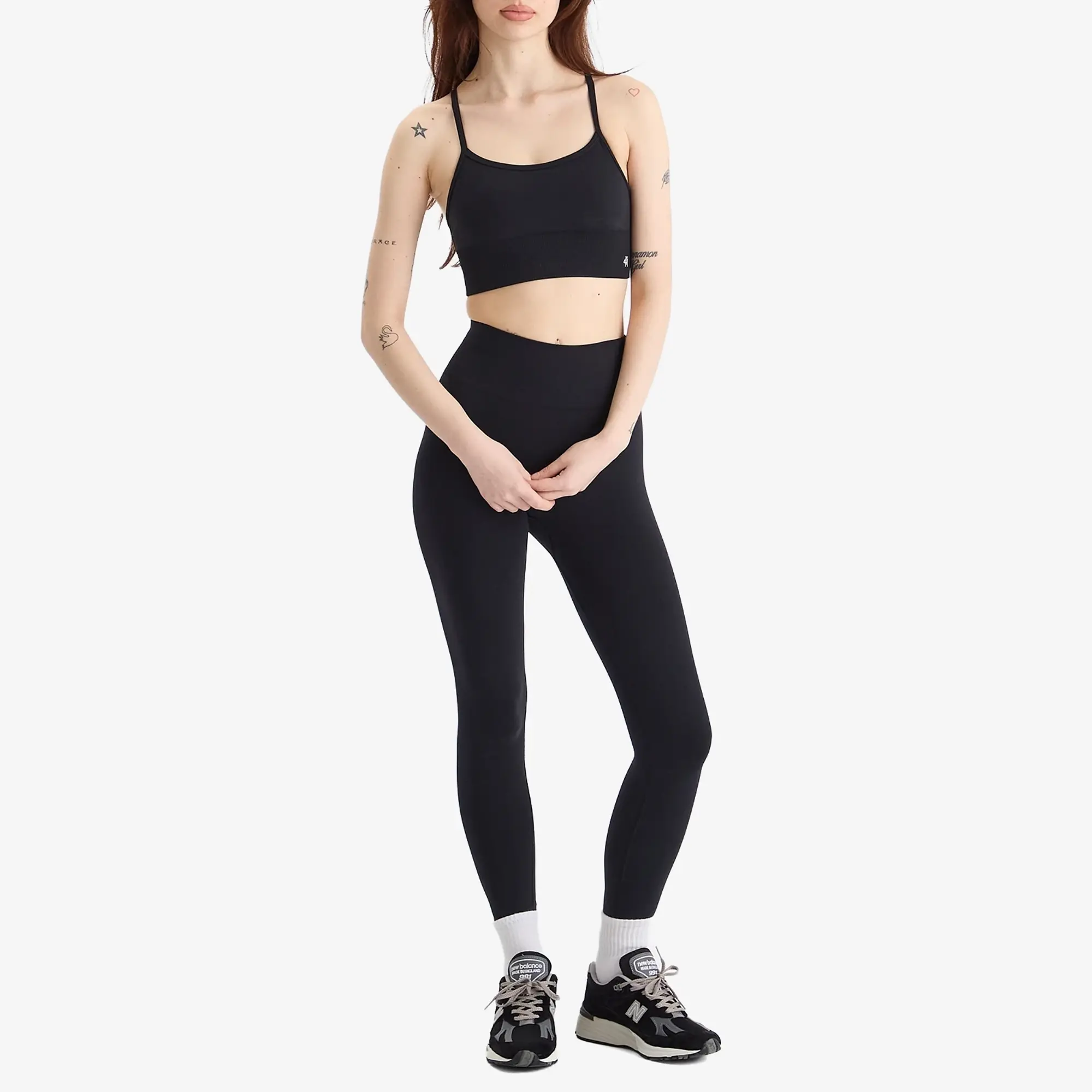 4th & Reckless Women's Jenna Racer Back Sports Bra Black