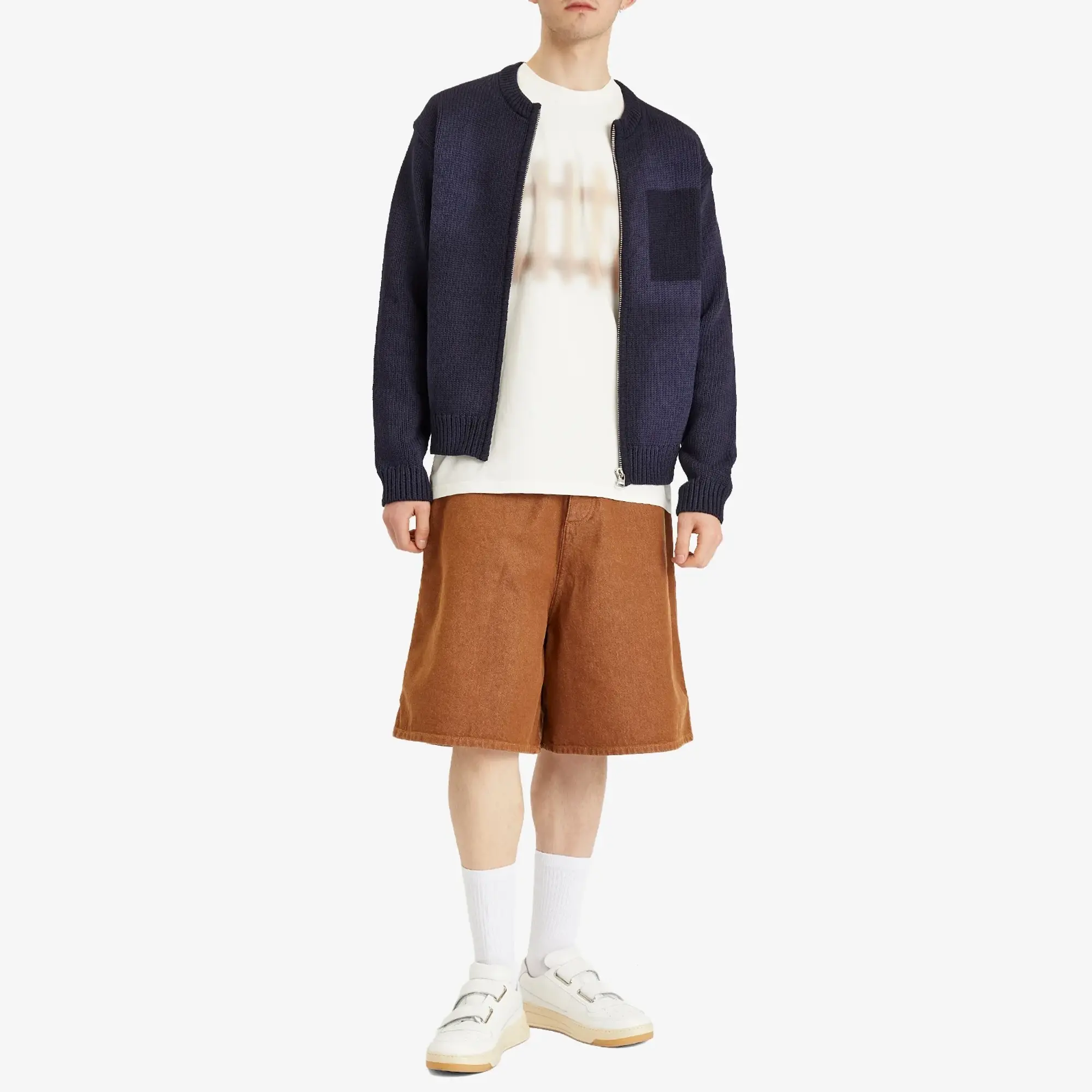 JW Anderson Men's Aged Shorts Rust