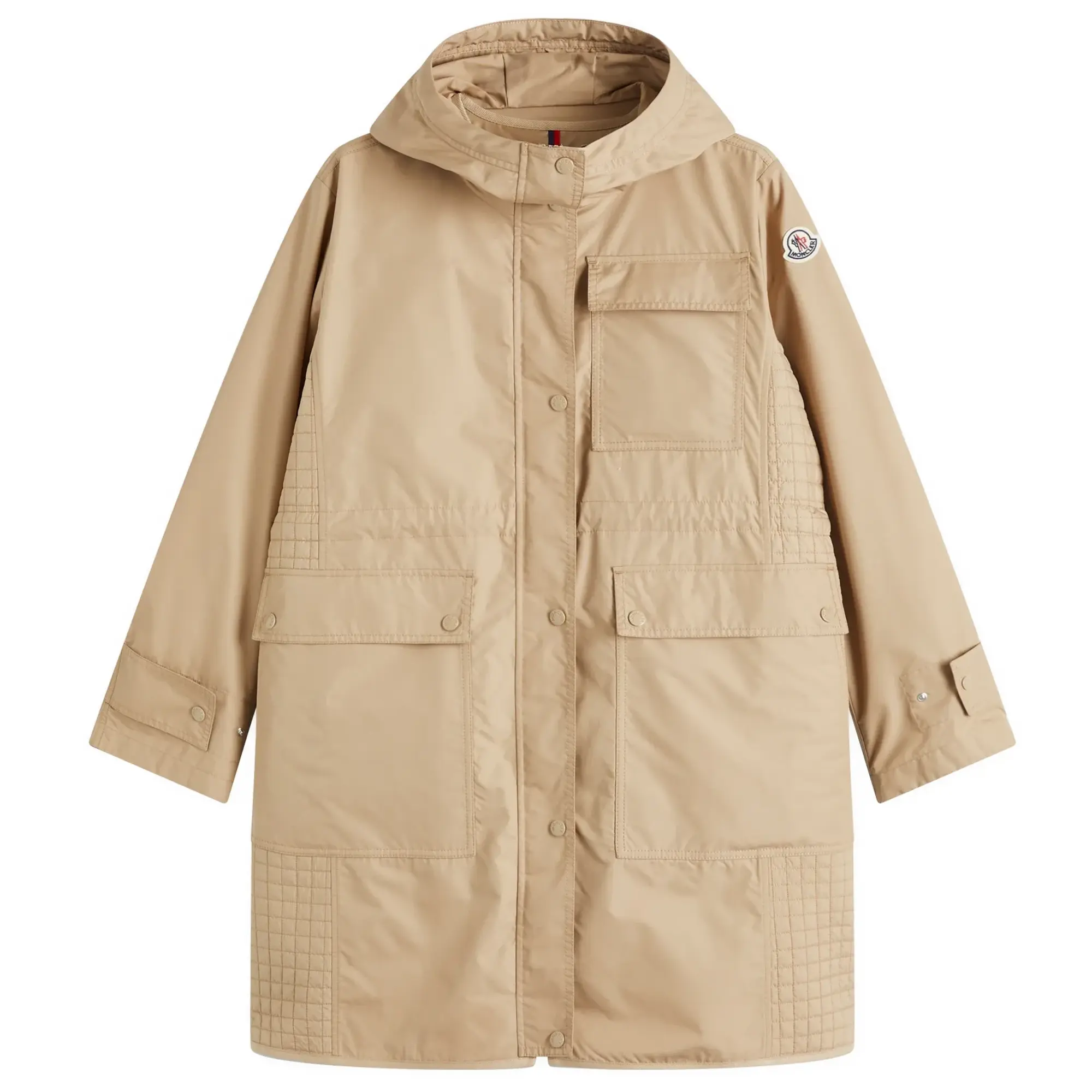 Moncler Women's Meudon Long Parka Beige