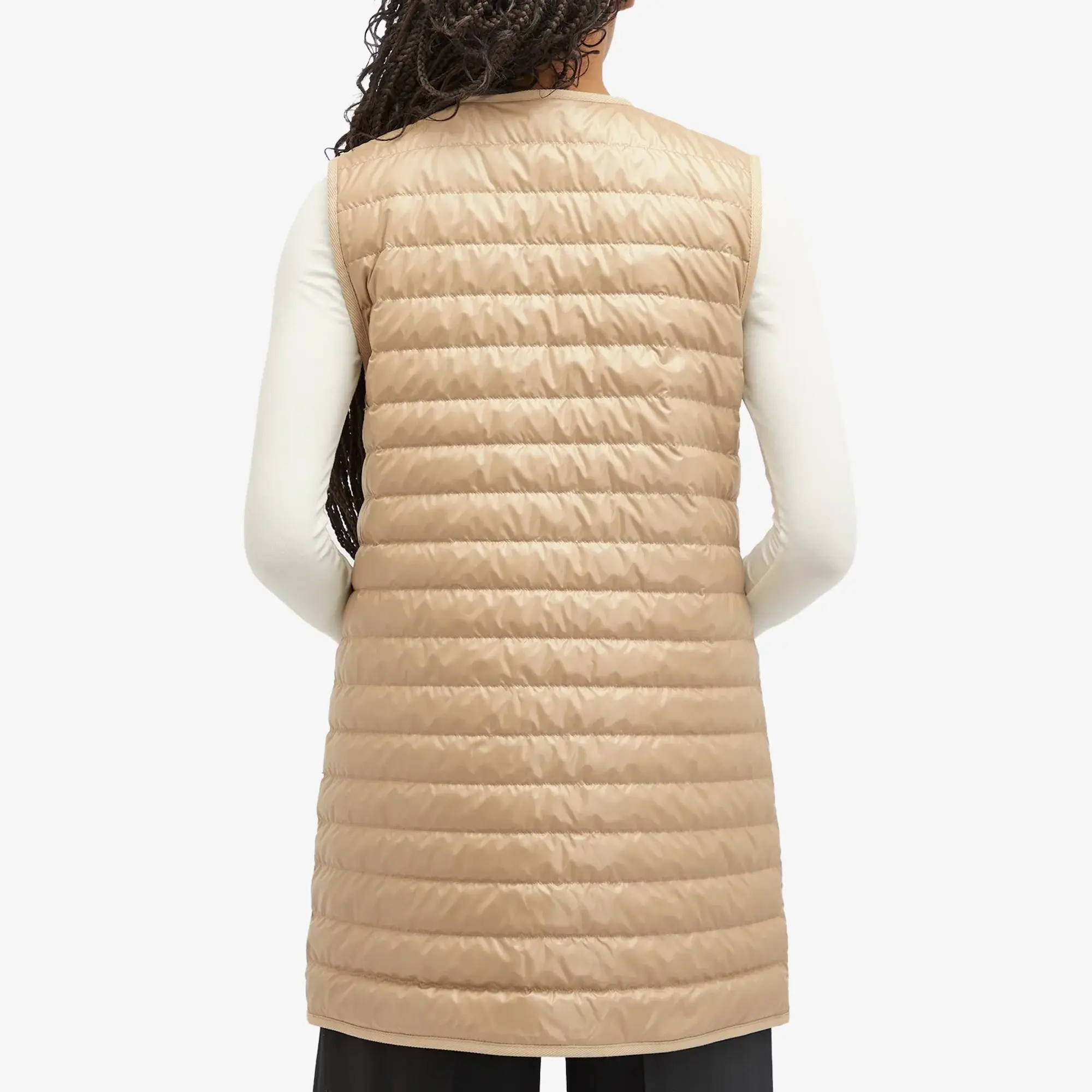 Moncler Women's Meudon Long Parka Beige
