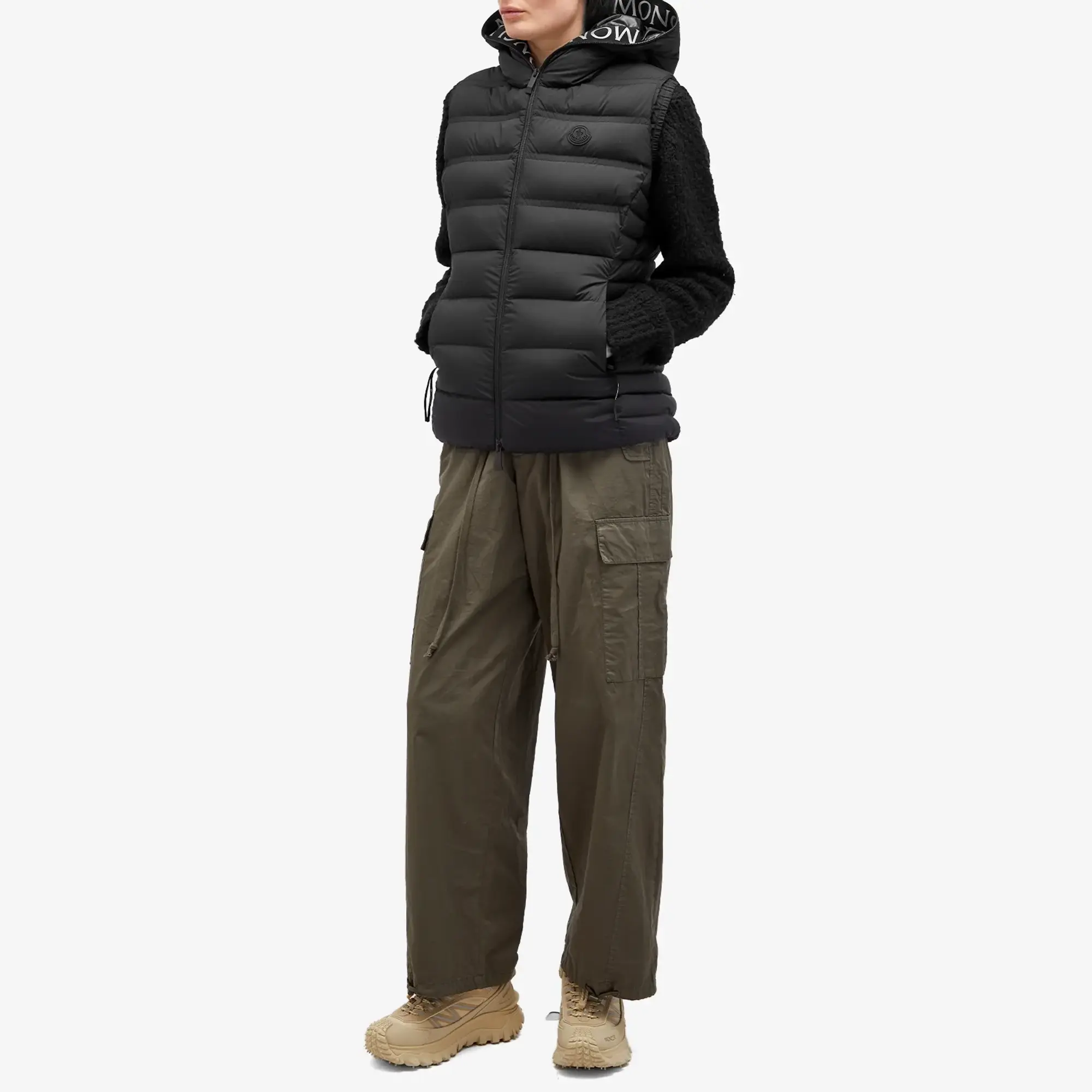 Moncler Women's Aliterse Padded Vest Black