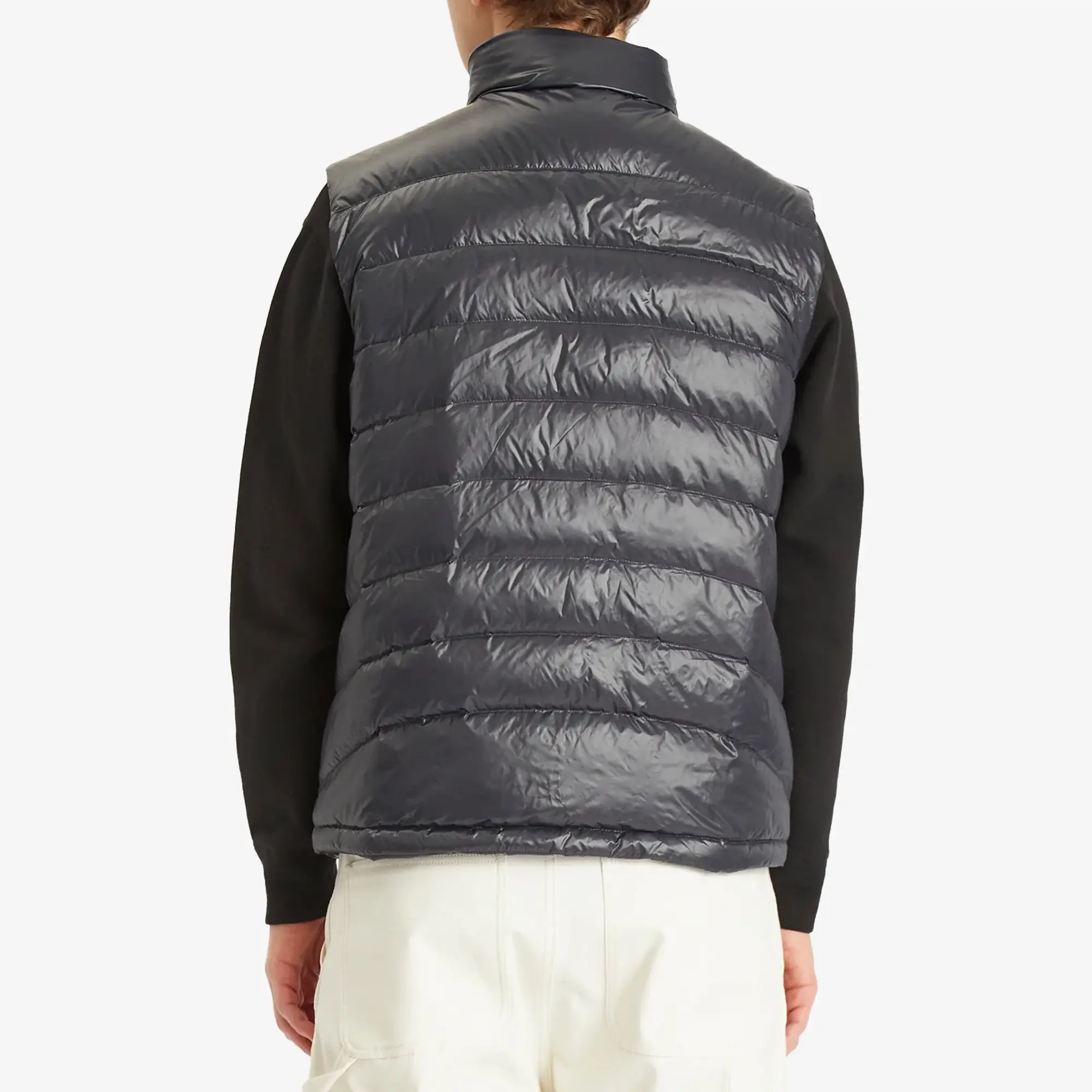 Moncler Men's Shiny Menelao Vest Black