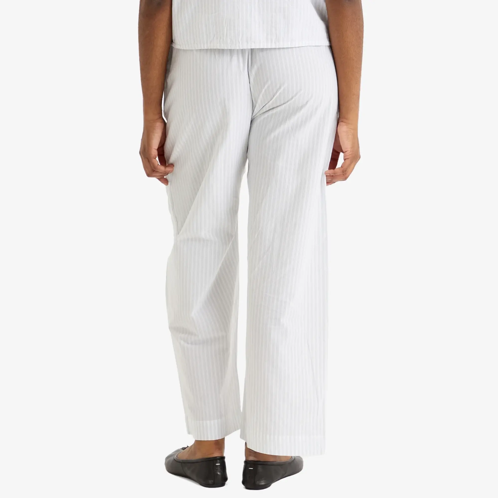 Deiji Studios Women's Ease Trouser Sage Stripe