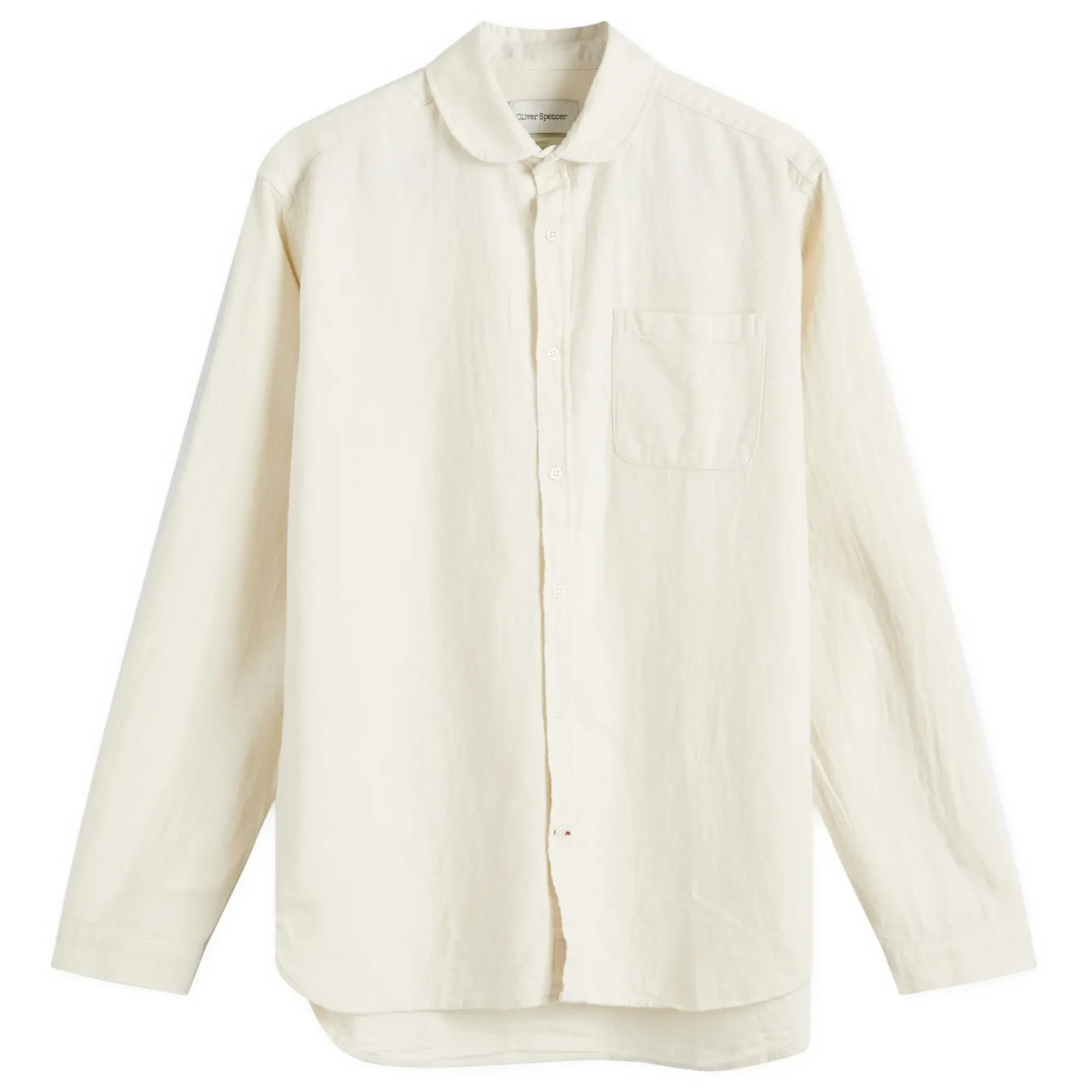 Oliver Spencer Men's Eton Collar Shirt Cream