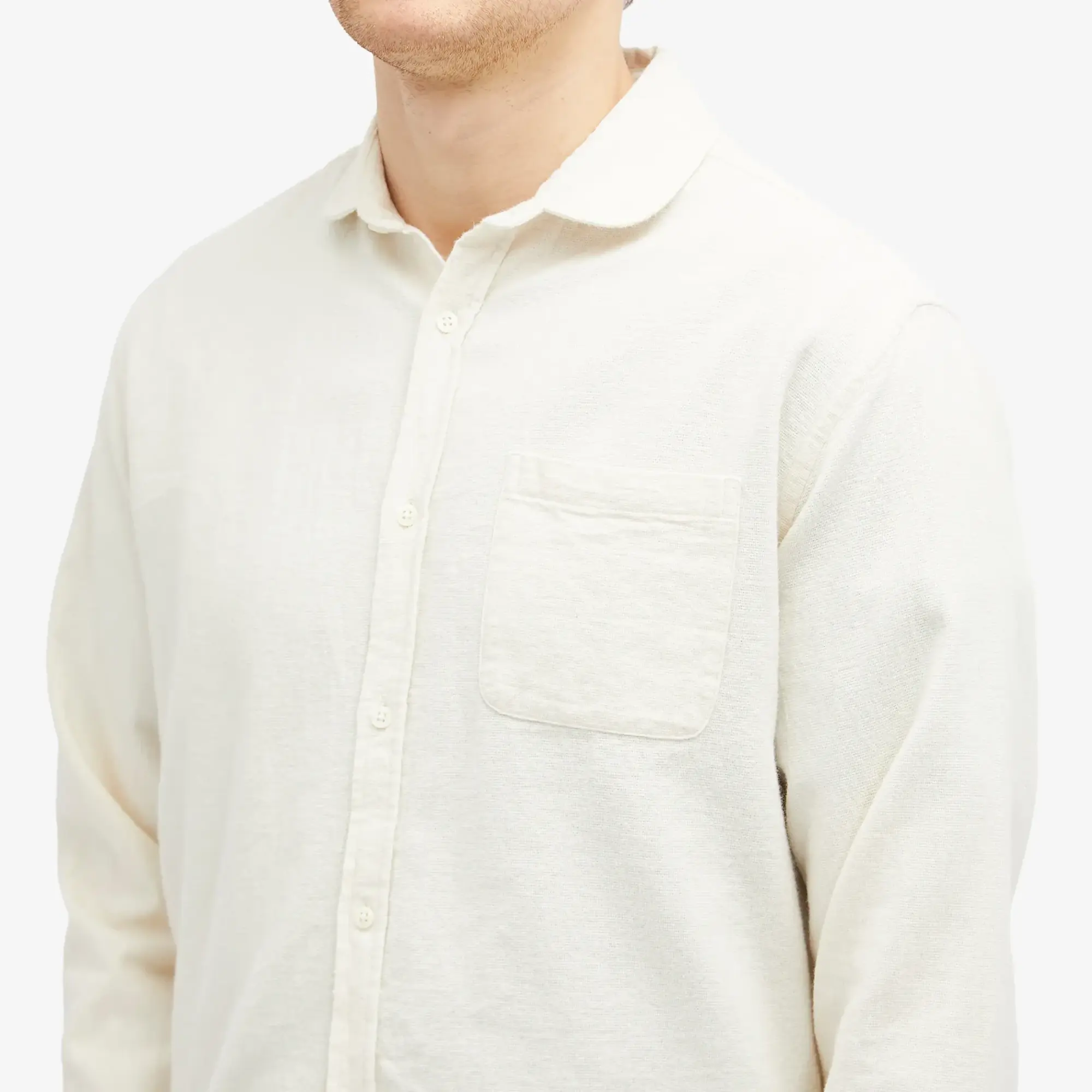 Oliver Spencer Men's Eton Collar Shirt Cream