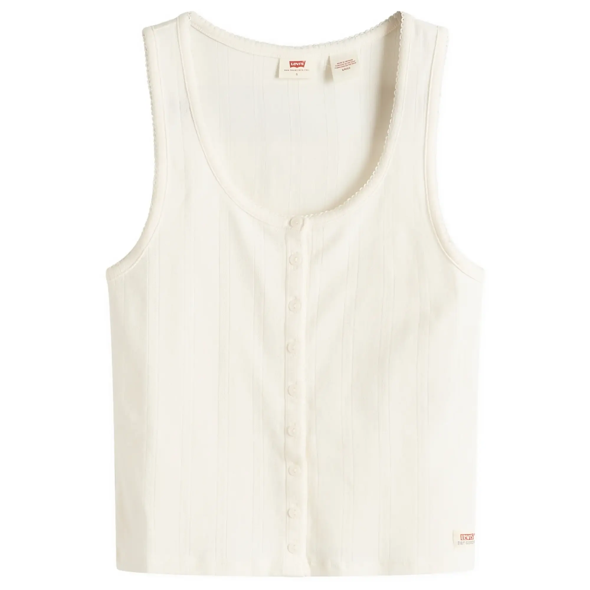 Levis Pointelle Tank Gardenia