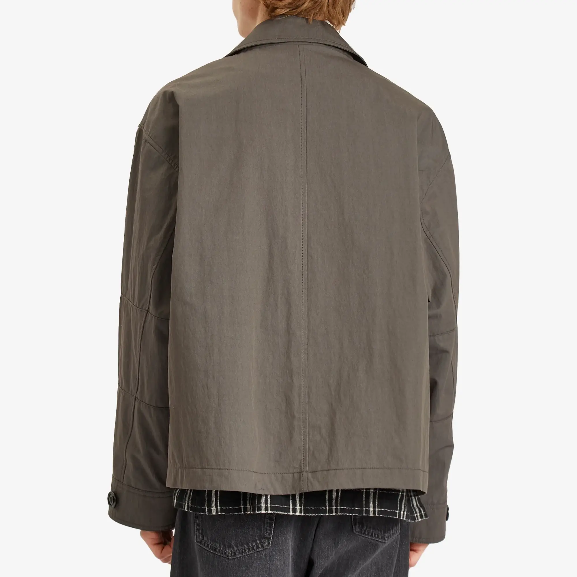 Our Legacy Men's Nylon Service Jacket Old Steel Excursion Nylon