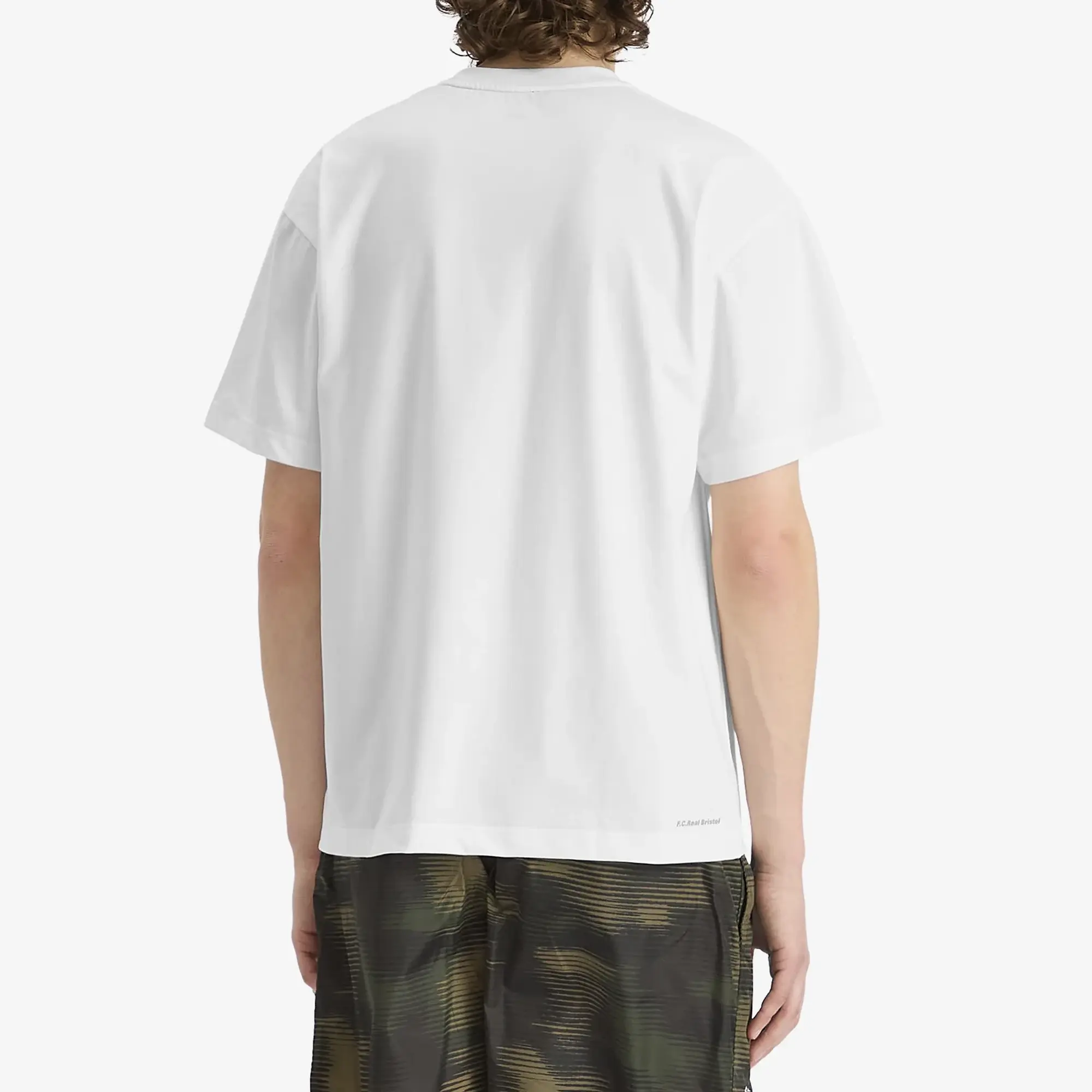 F.C. Real Bristol Men's Blurred Logo T-Shirt White