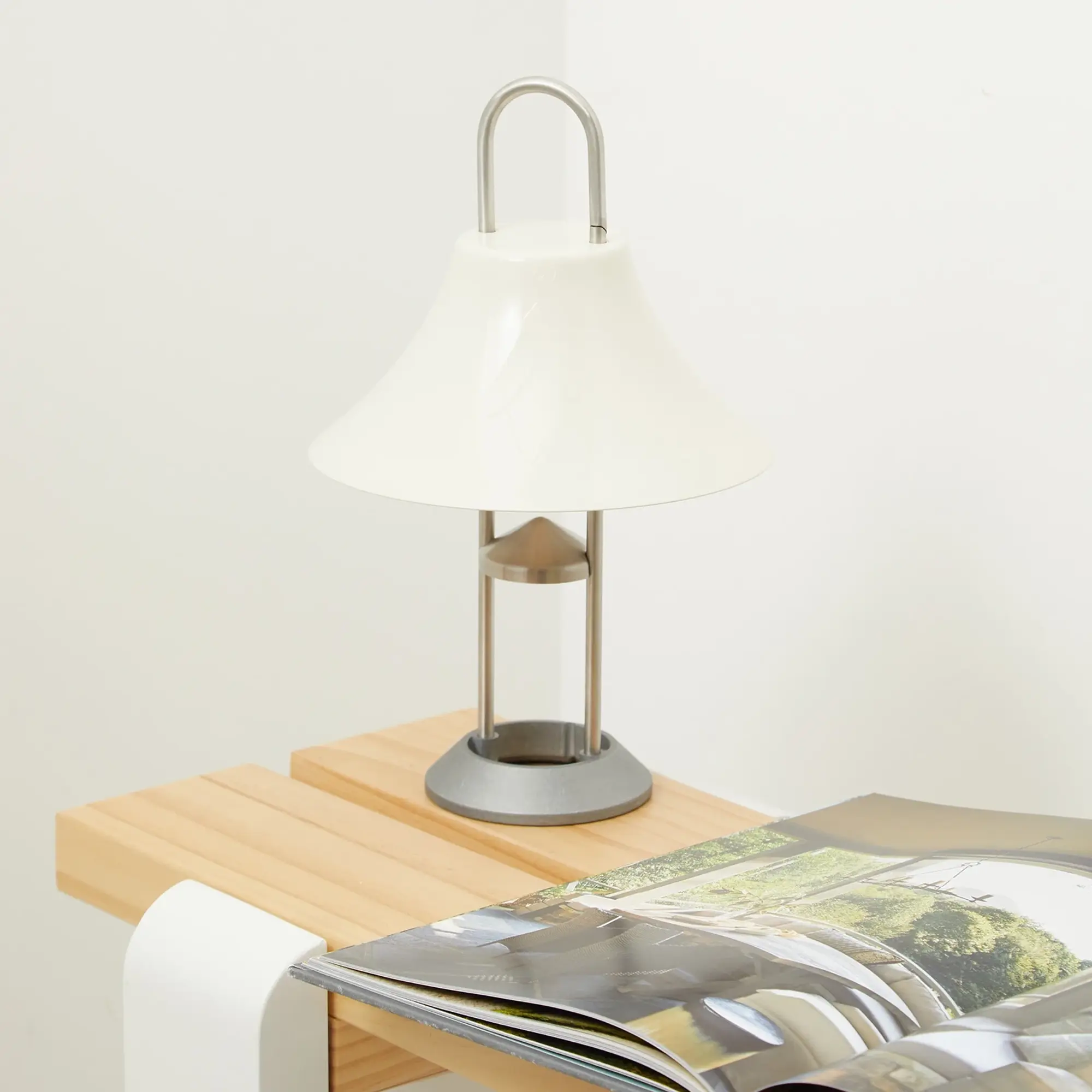 HAY Mousqueton Portable Lamp Oyster White