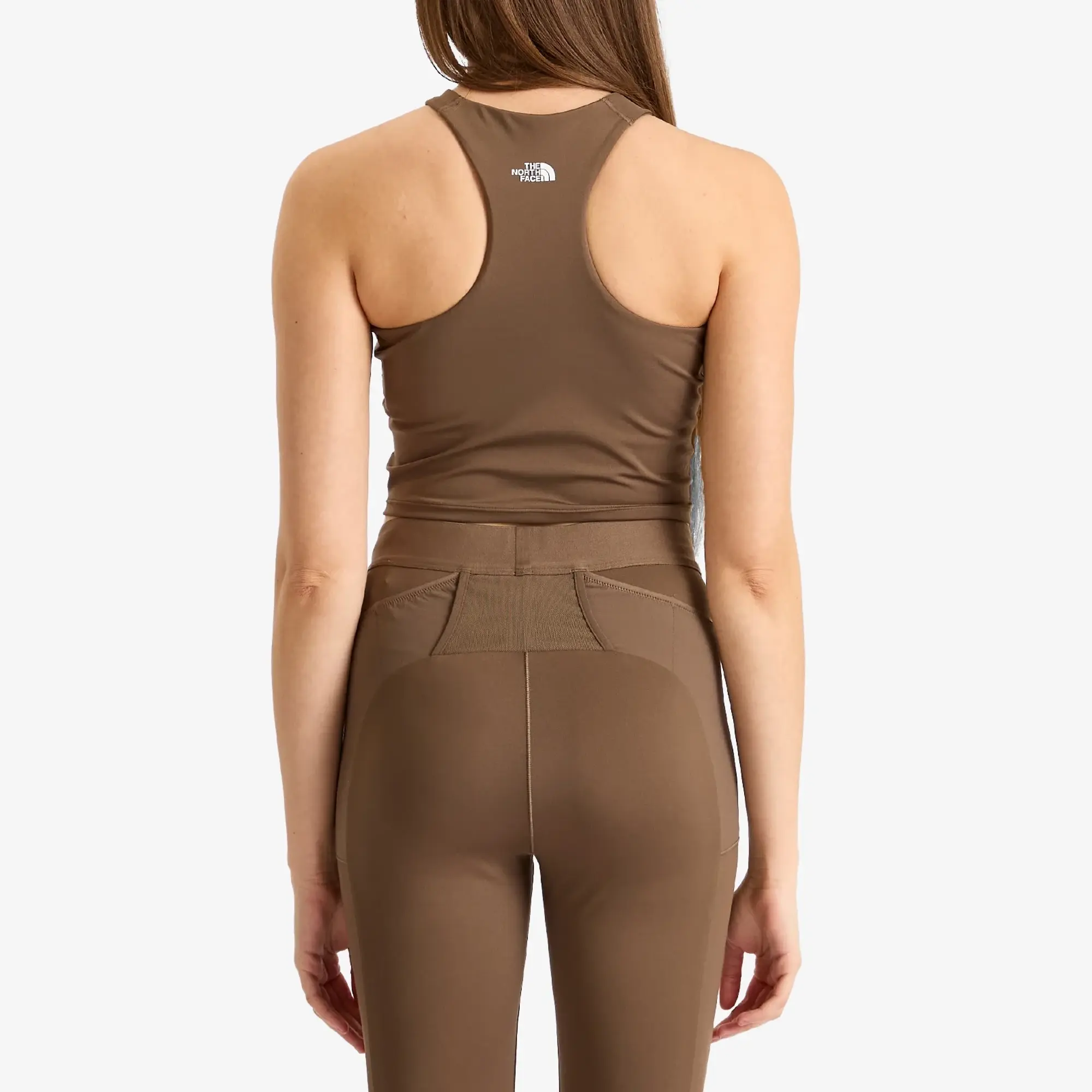 The North Face Women's Refina Longline Bra Top Smokey Brown