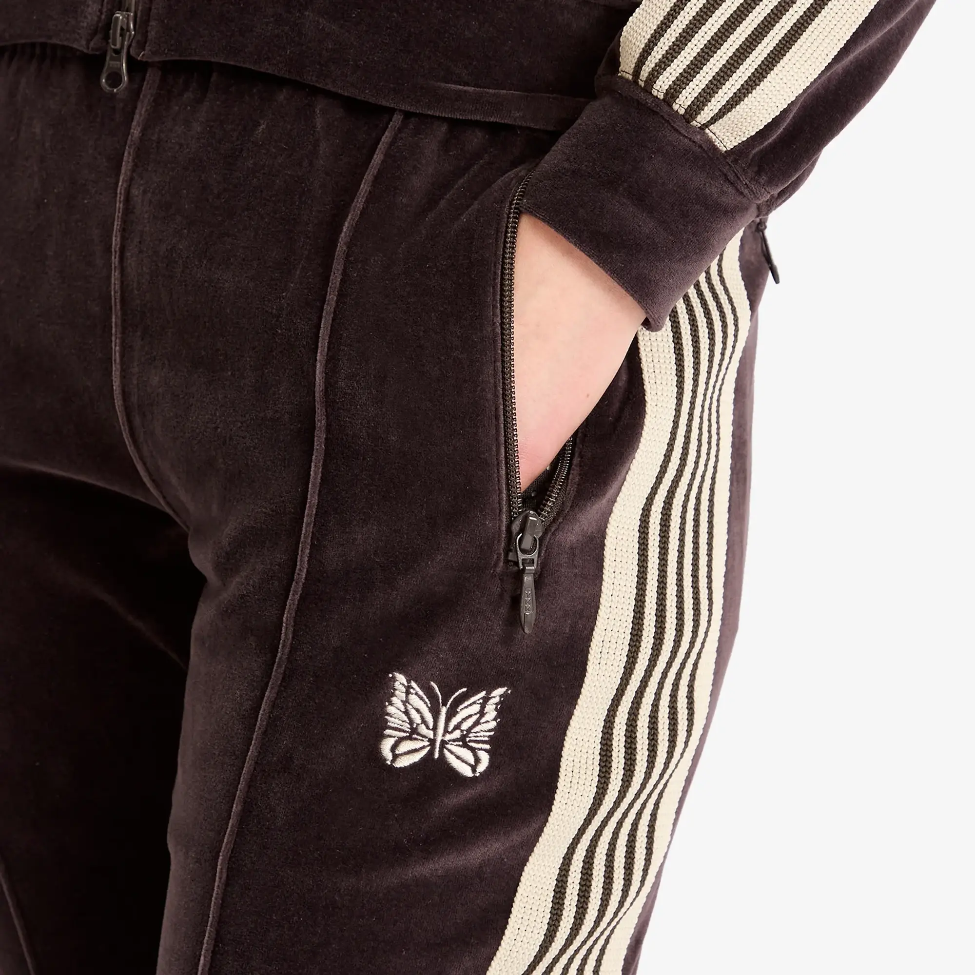 Needles Women's Boot-Cut Track Pant Charcoal